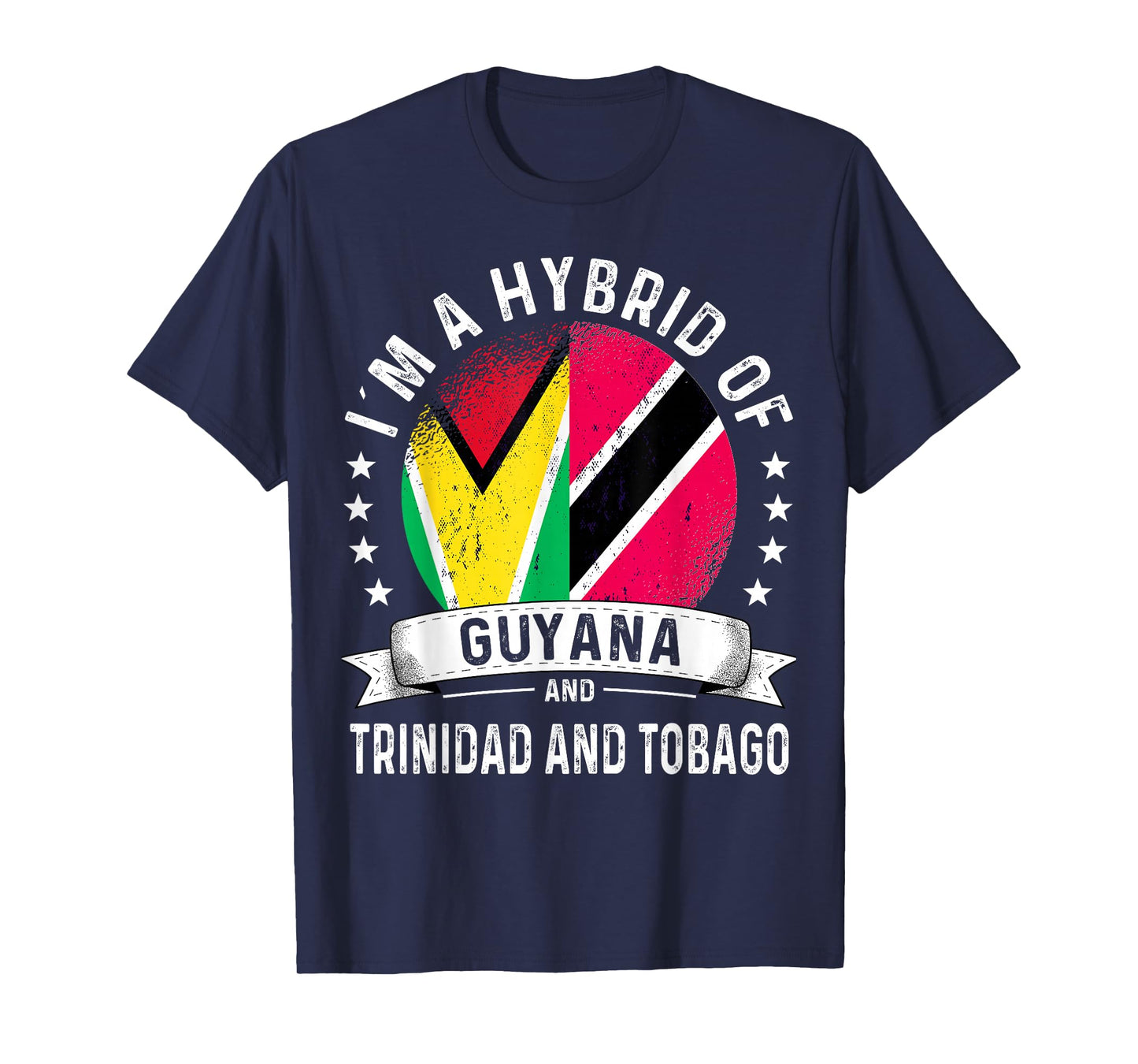 Guyana Flag Trinidad&Tobago Grown Country Trinidadian Flag T-Shirt
