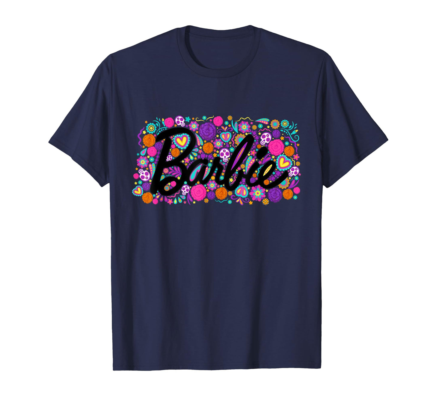 Barbie Día De Muertos Logo T-Shirt