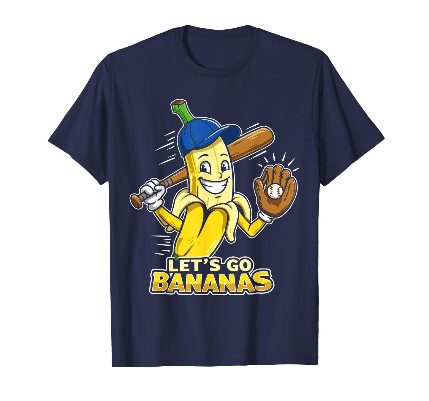Funny Banana Shirts Gift Fruit Lovers Boys Lets Go Bananas T-Shirt