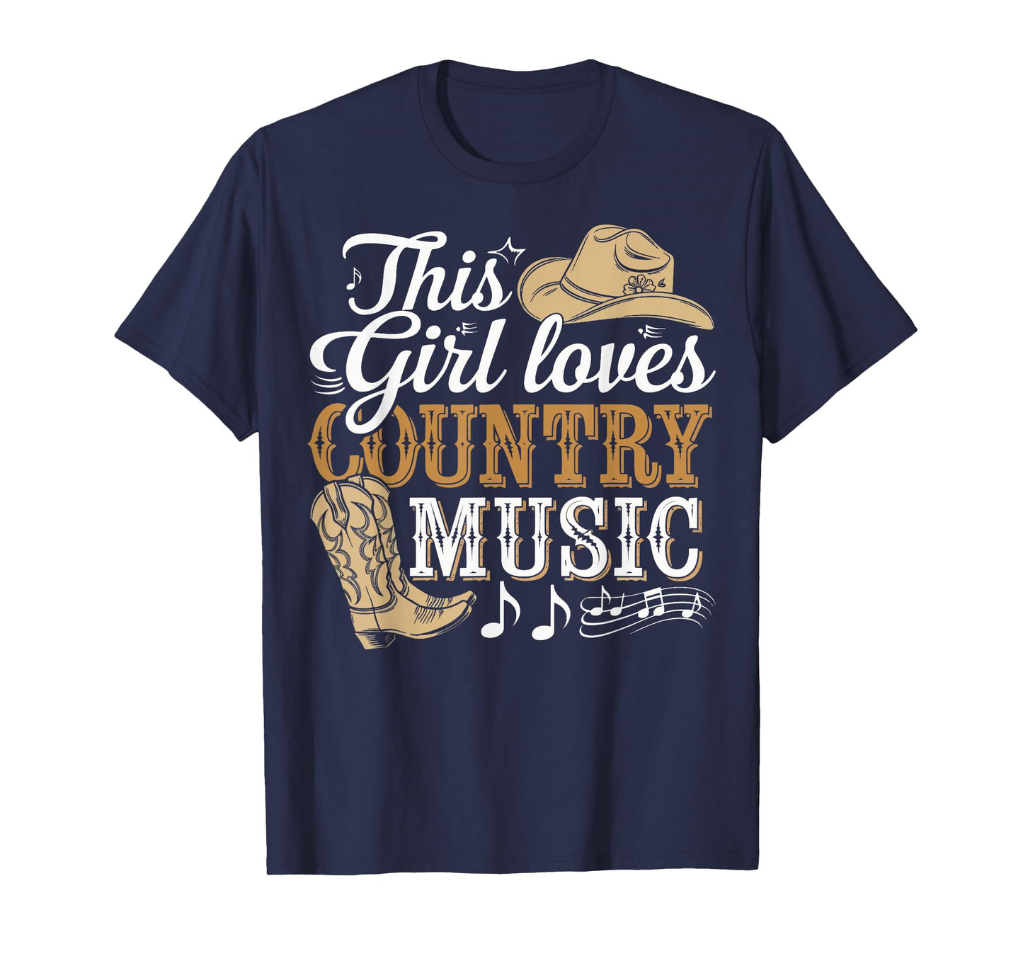 This Girl Loves Country Music T-Shirt