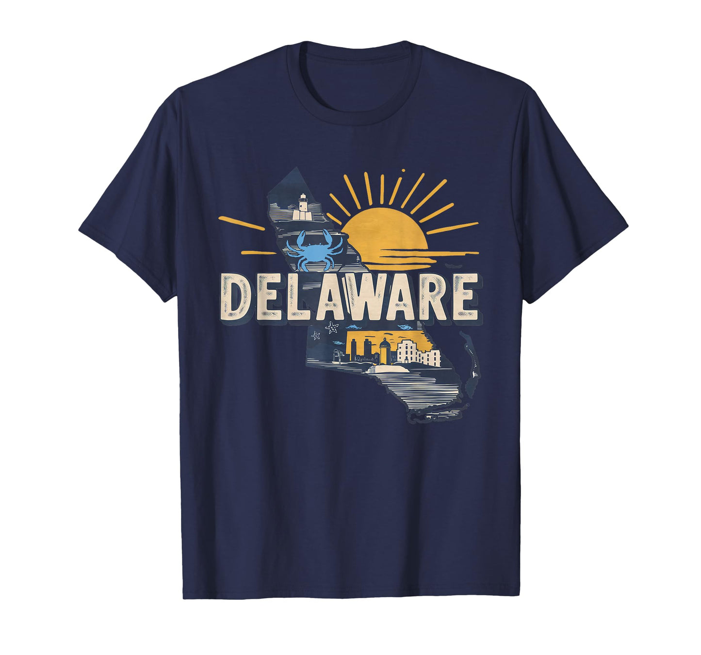 Delaware State of Delaware Retro Delaware T-Shirt