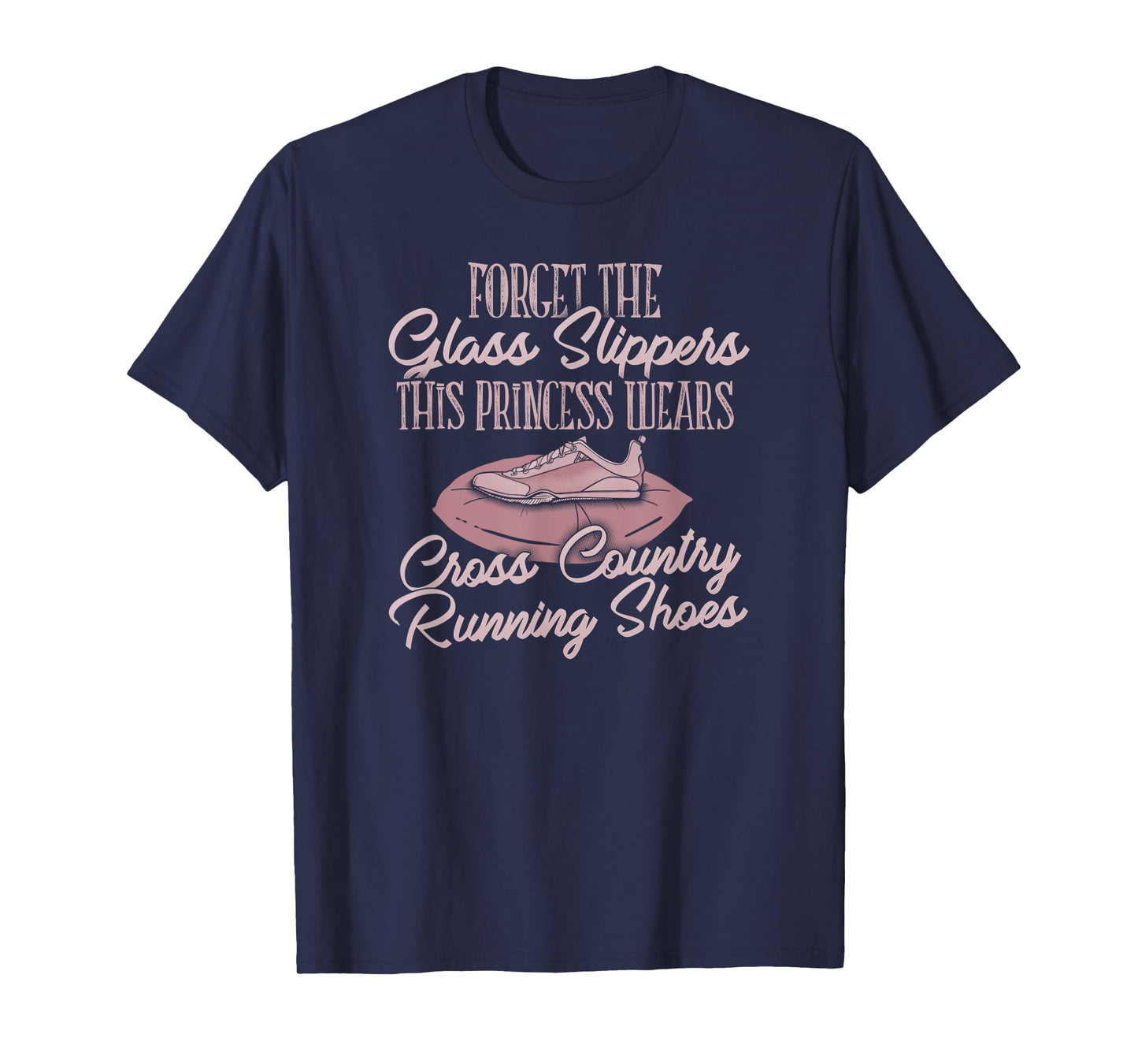 Girls Princess Cross Country Running TShirt T-Shirt