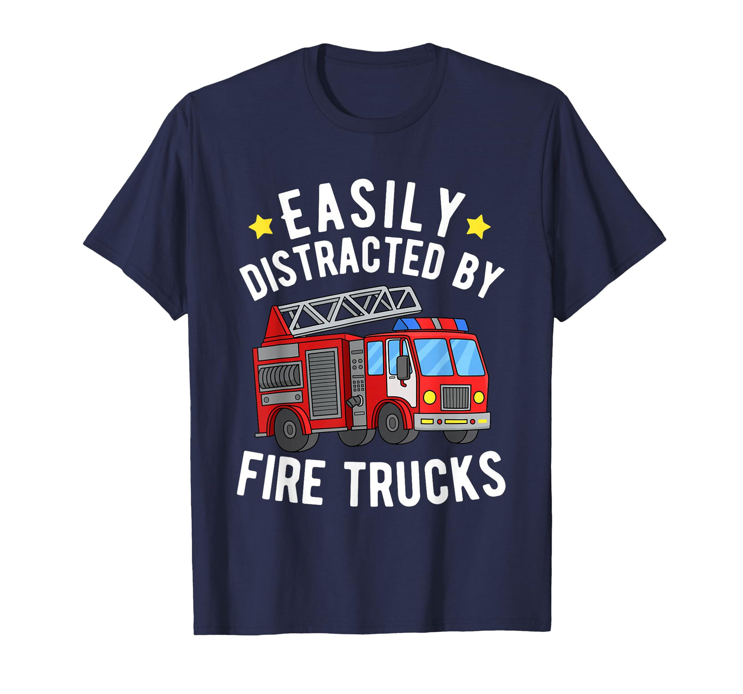 Funny Firefighter Shirt for Men Women Kids Truck Fireman T-Shirt