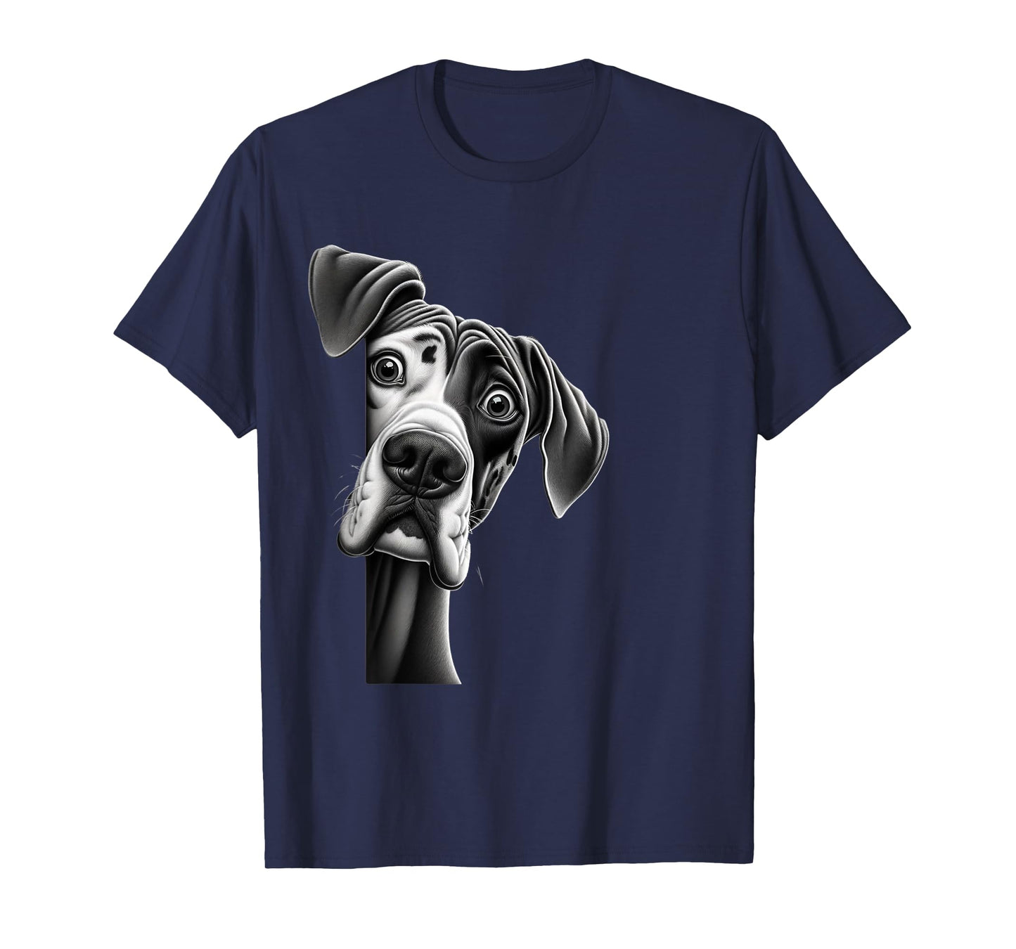 Goofy Giant Adorable Large Gentle Dog Lover Great Dane Men Women Kids T-Shirt