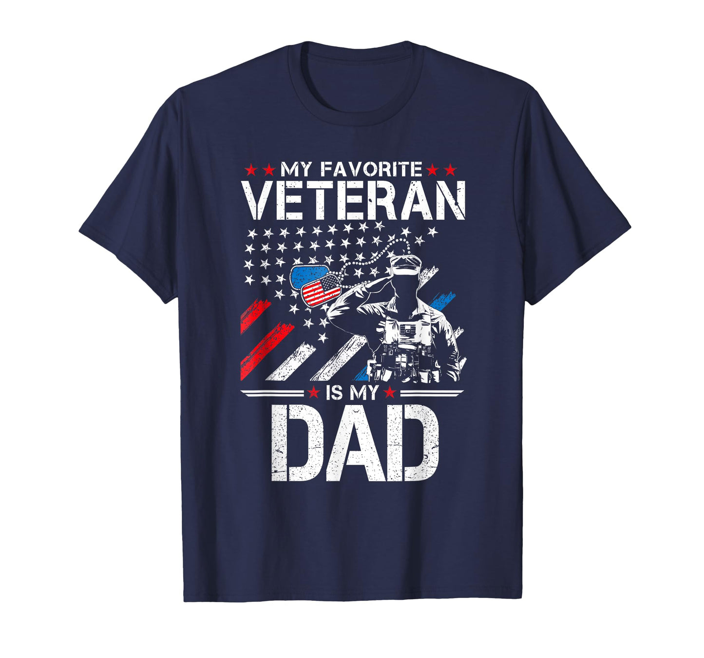 My Favorite Veteran Is My Dad - US Veteran Father's Day 2025 T-Shirt