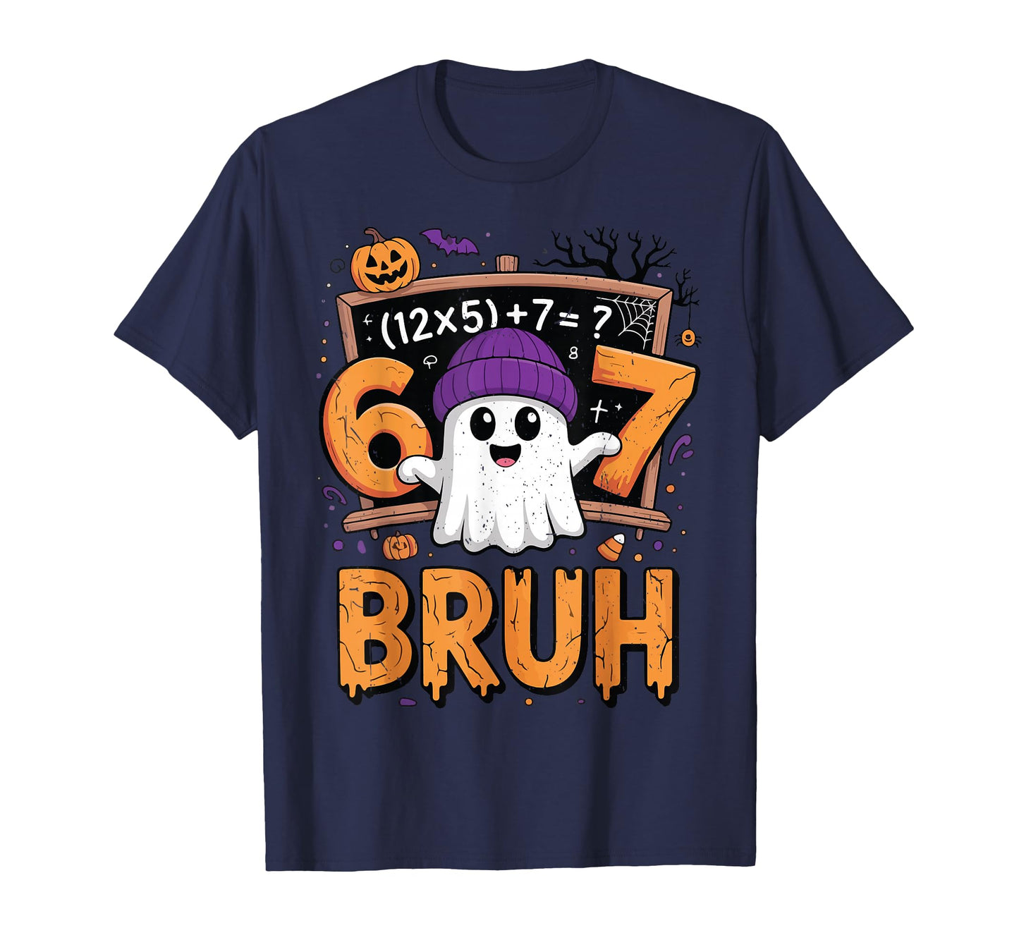 67 Math Teacher Halloween Costume Mathematics Math Brainrot T-Shirt