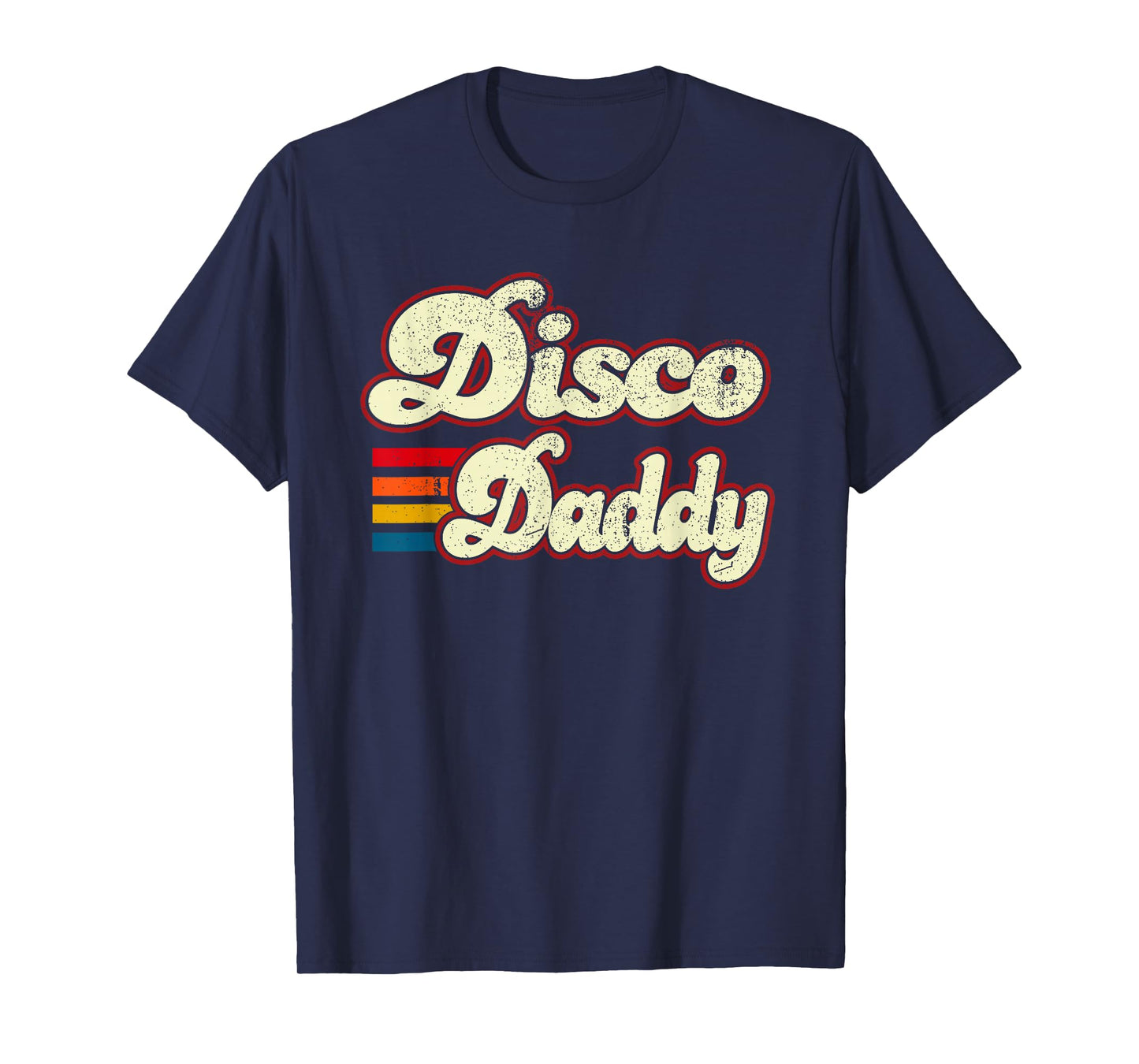 Disco Daddy Funny Retro Matching 70s 80s Party Costume Dad T-Shirt