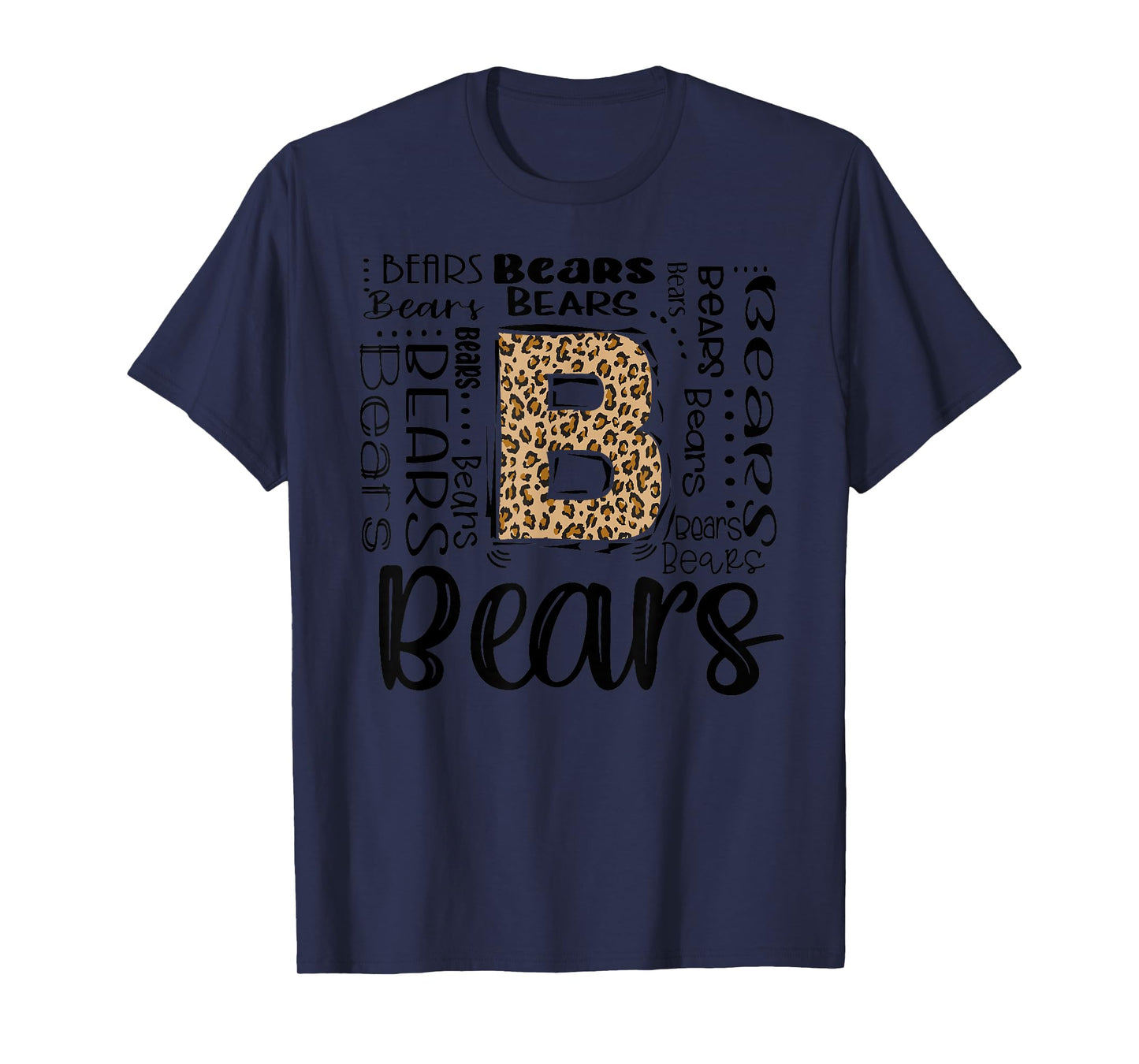 Bears School Sports Fan Team Spirit Vintage T-Shirt