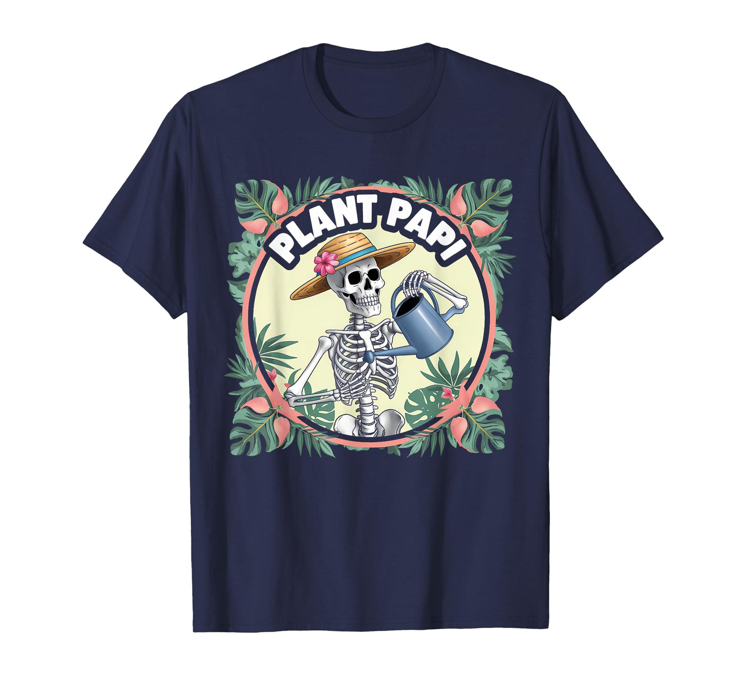 Vintage Plant Papi Daddy Gardener Happy Halloween T-Shirt