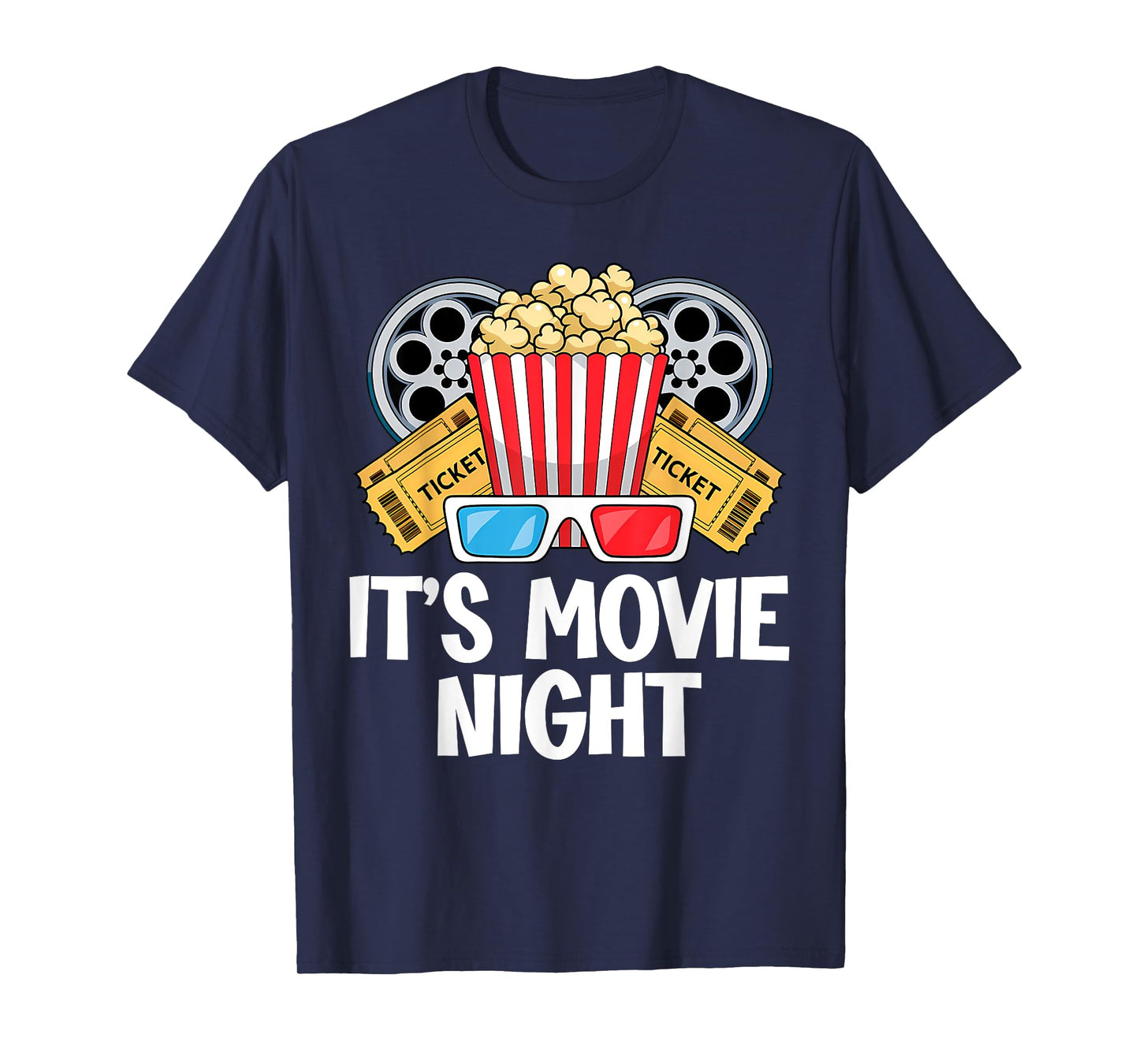 Family Movie Night Outfit For Men Women Kids - Movie Lover T-Shirt