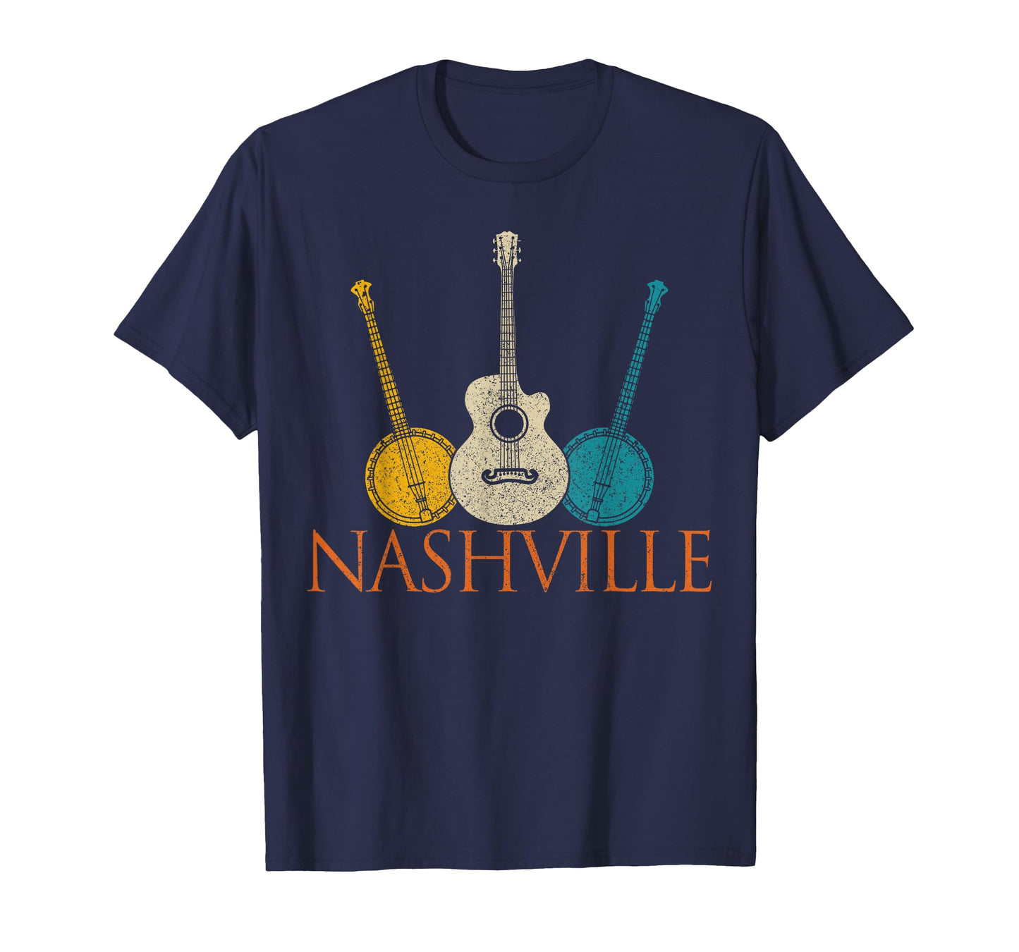 Nashville Tennessee Vintage Country Music City Souvenir T-Shirt
