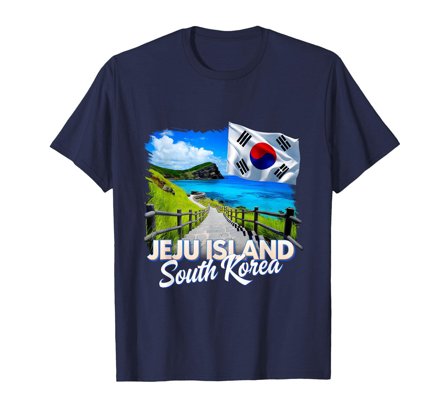 Jeju Island South Korea Country Travel Vacation Korean Trip T-Shirt