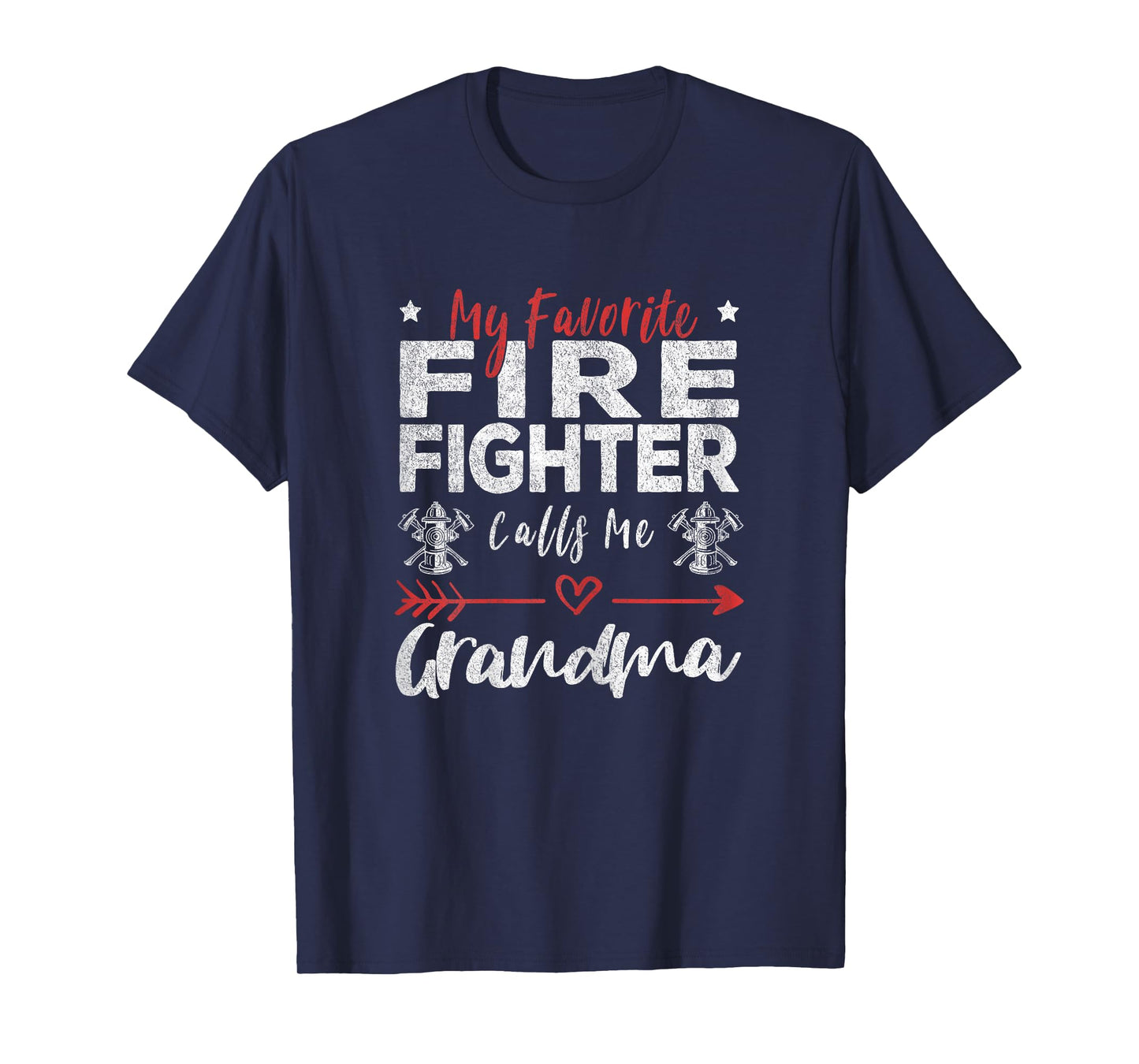 Funny Firefighter Mom Firefighter Grandma Gift Women's Retro-Modern Black X-Small Classic Fit Short Sleeve T-Shirt