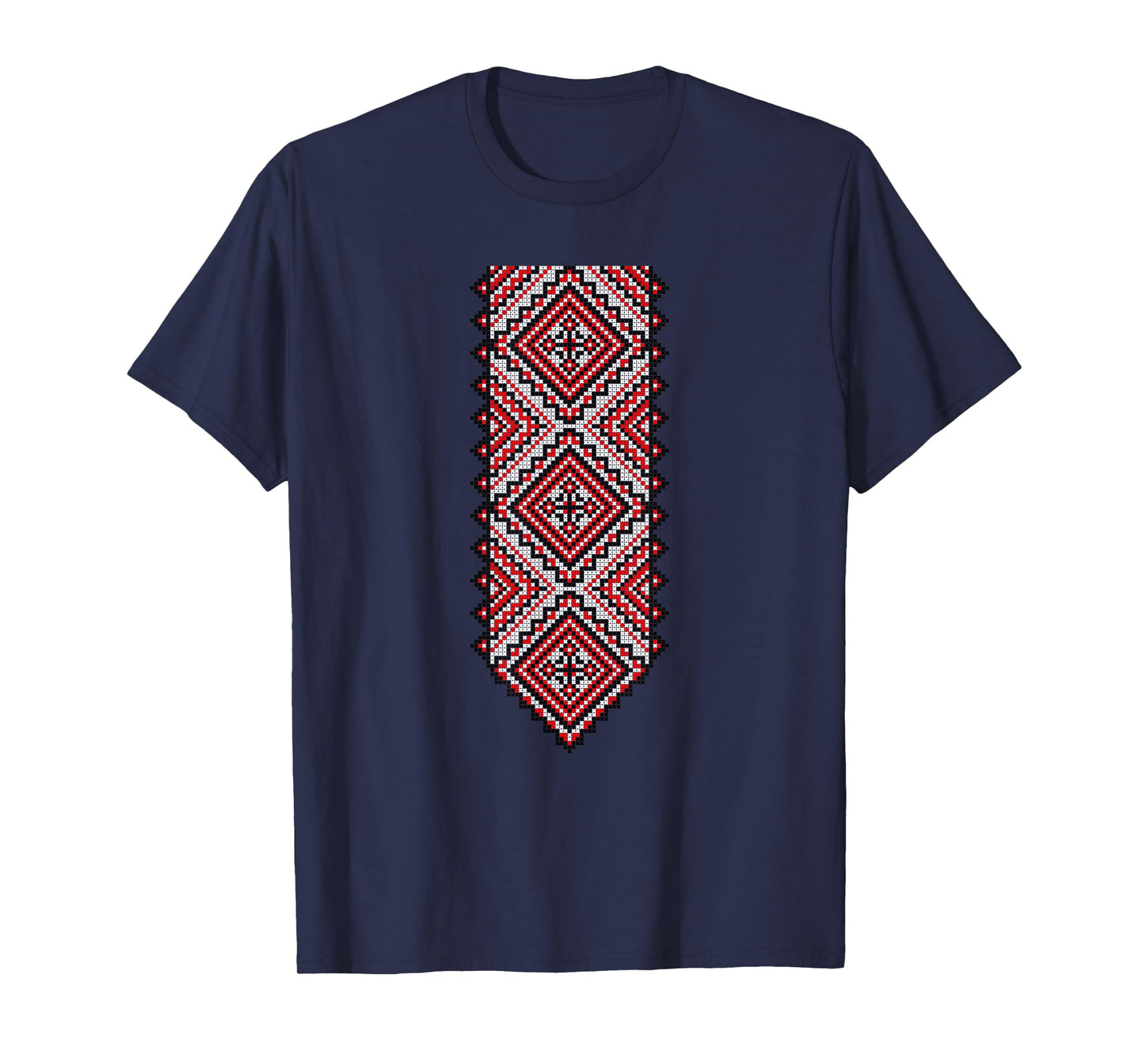 Ukrainian Embroidery Vyshyvanka Print Folk Ethnic Ornament T-Shirt