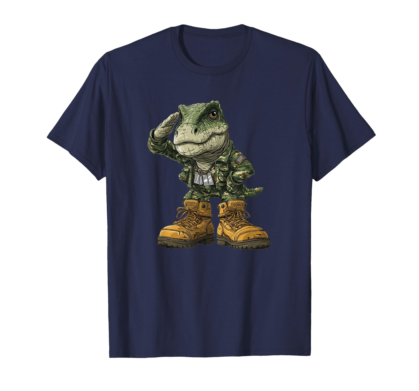 Soldier Dinosaur Costume for Military Lovers T-Shirt