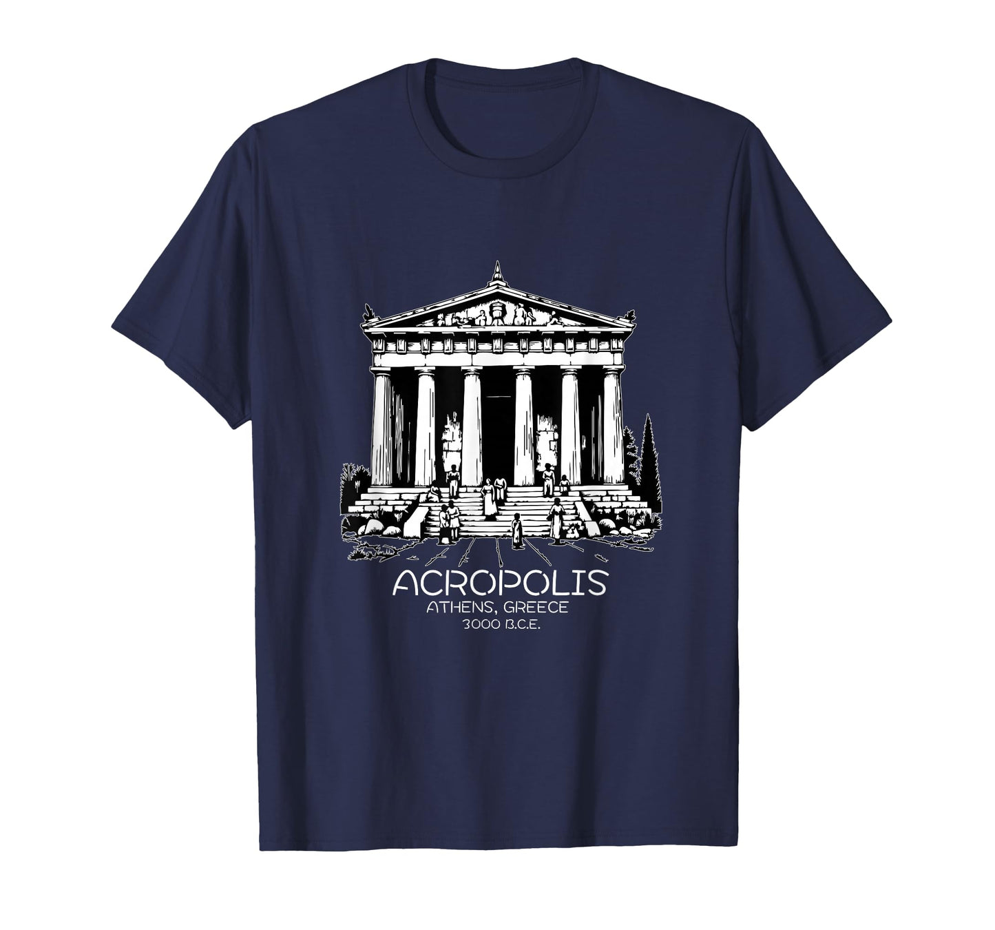 Acropolis Souvenir Athens Greece Greek Parthenon T-Shirt