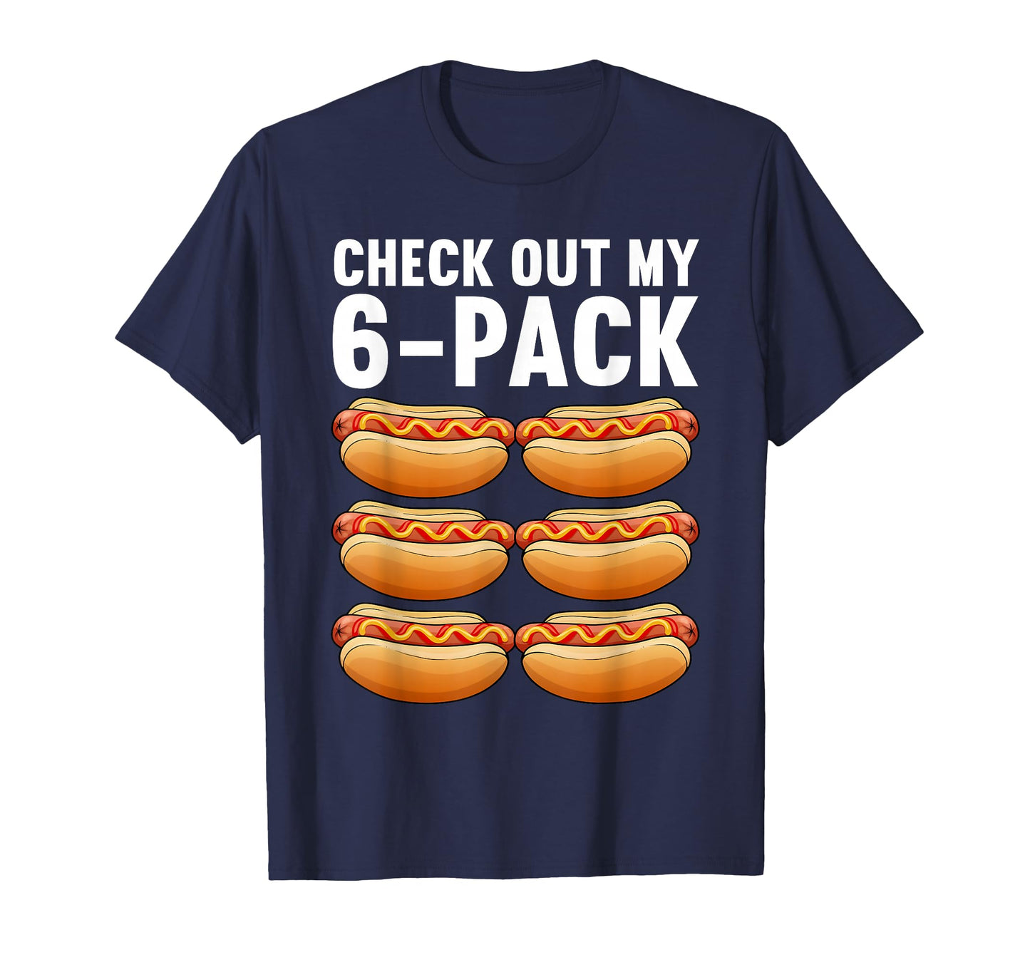 Cool Hot Dog Outfit for Men Women Adult Hotdog Lover Hot Dog T-Shirt