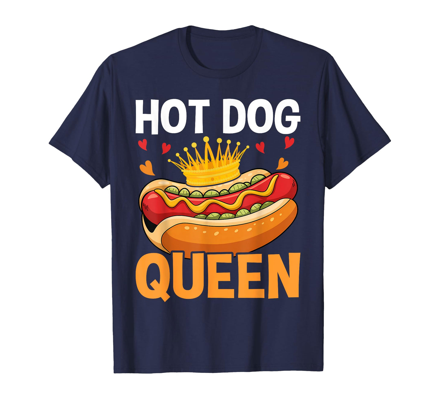 Hot Dog Queen - Hot Dog Lover Fast Food Wiener T-Shirt