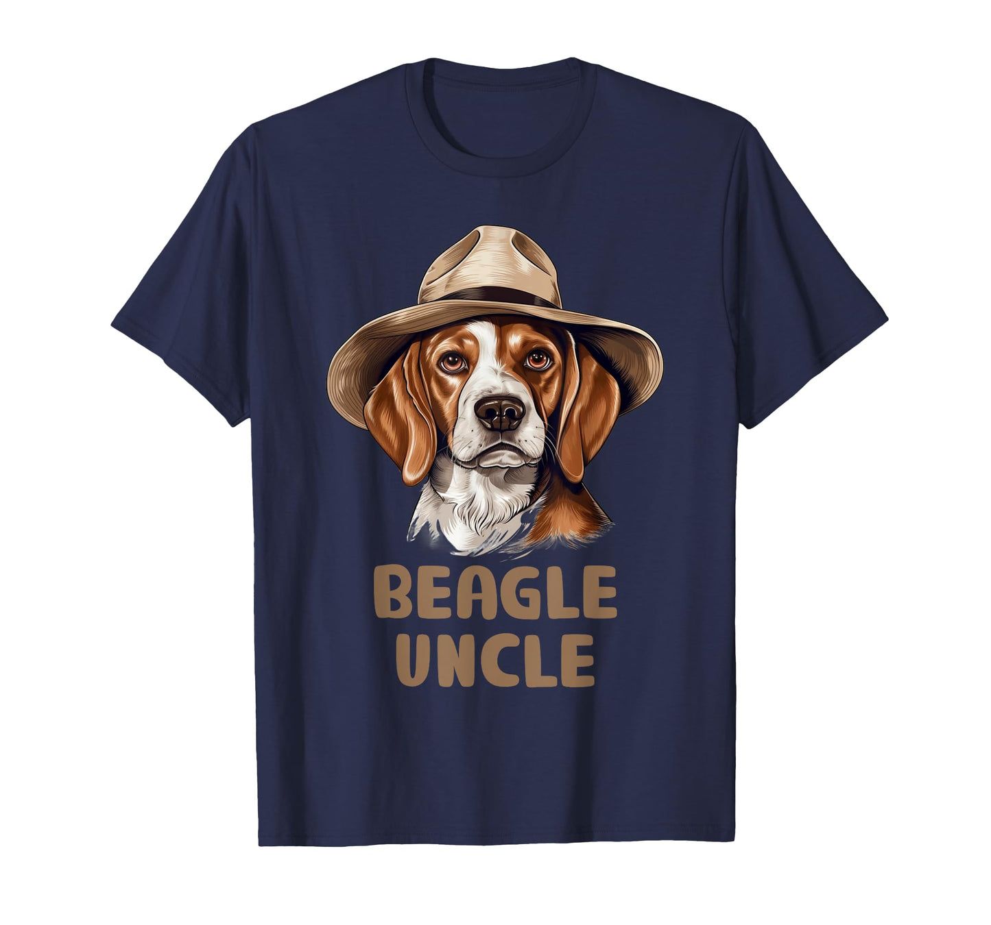 Cute Beagle Uncle Dog Lovers Gift Funny Puppy Beagle Owner Men Women Kids T-Shirt