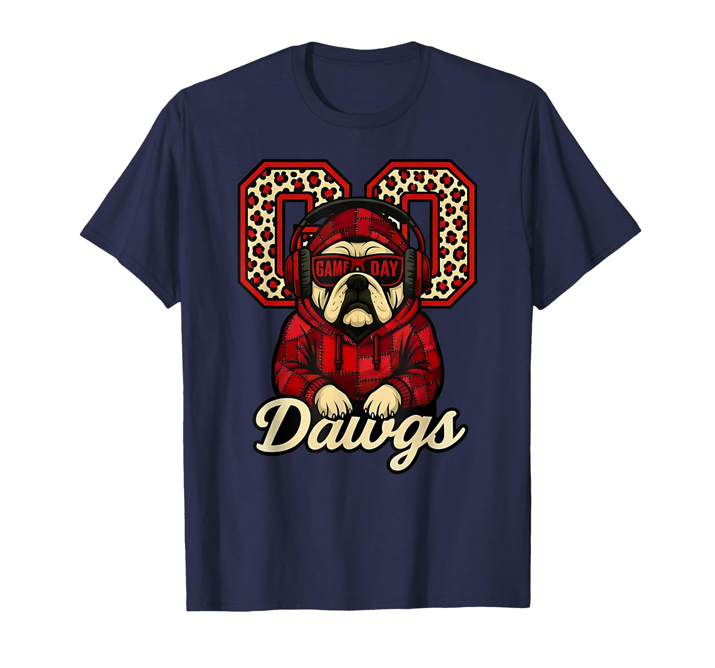 Go Dawgs Funny Bulldogs Patchwork Quilt for Dog Lover T-Shirt