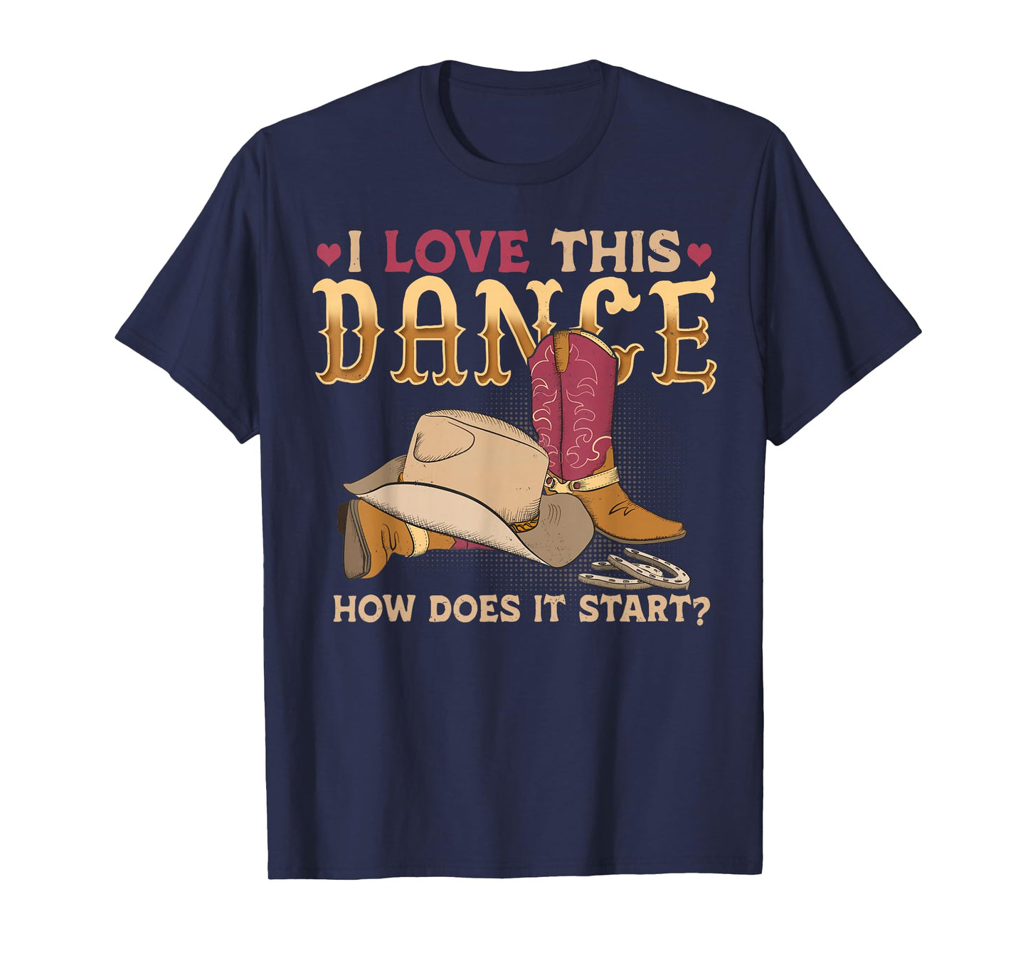 How Does This Dance Start Line Dancer Country T-Shirt