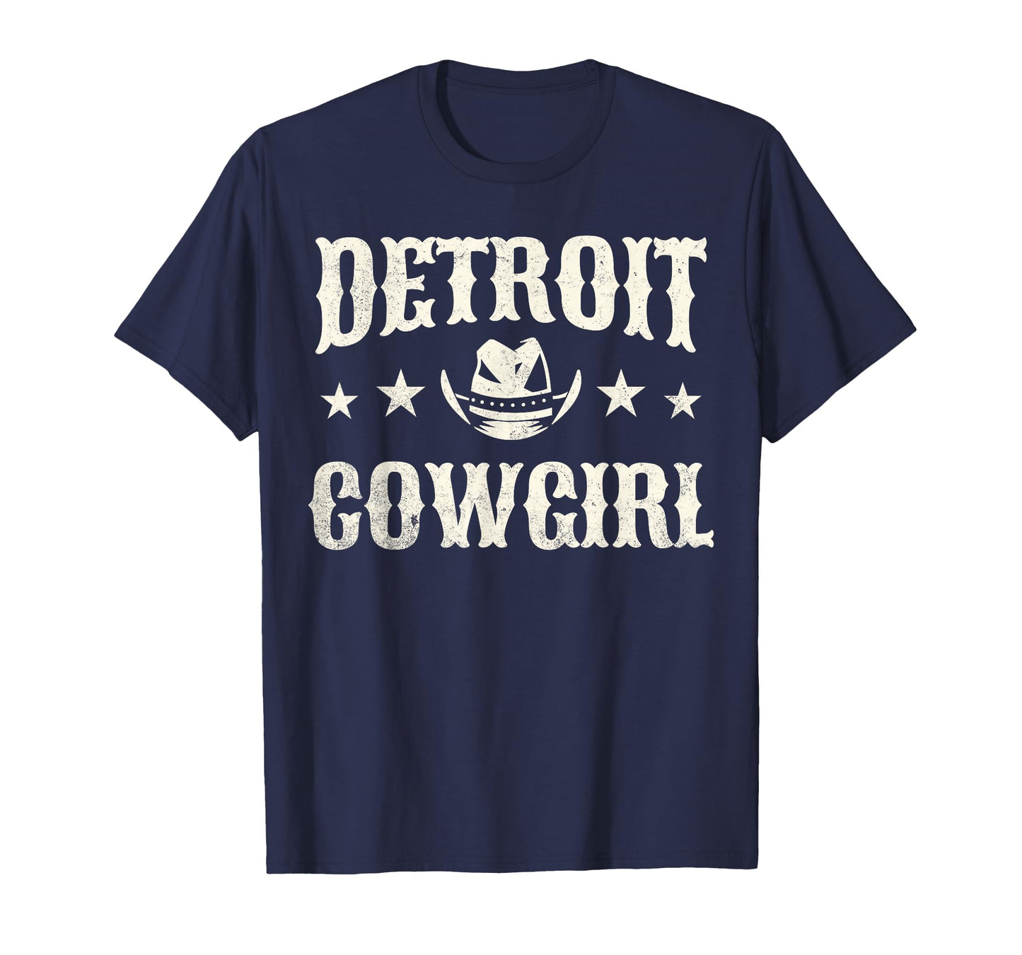 Detroit Cowboy Western Lover Country Music T-Shirt