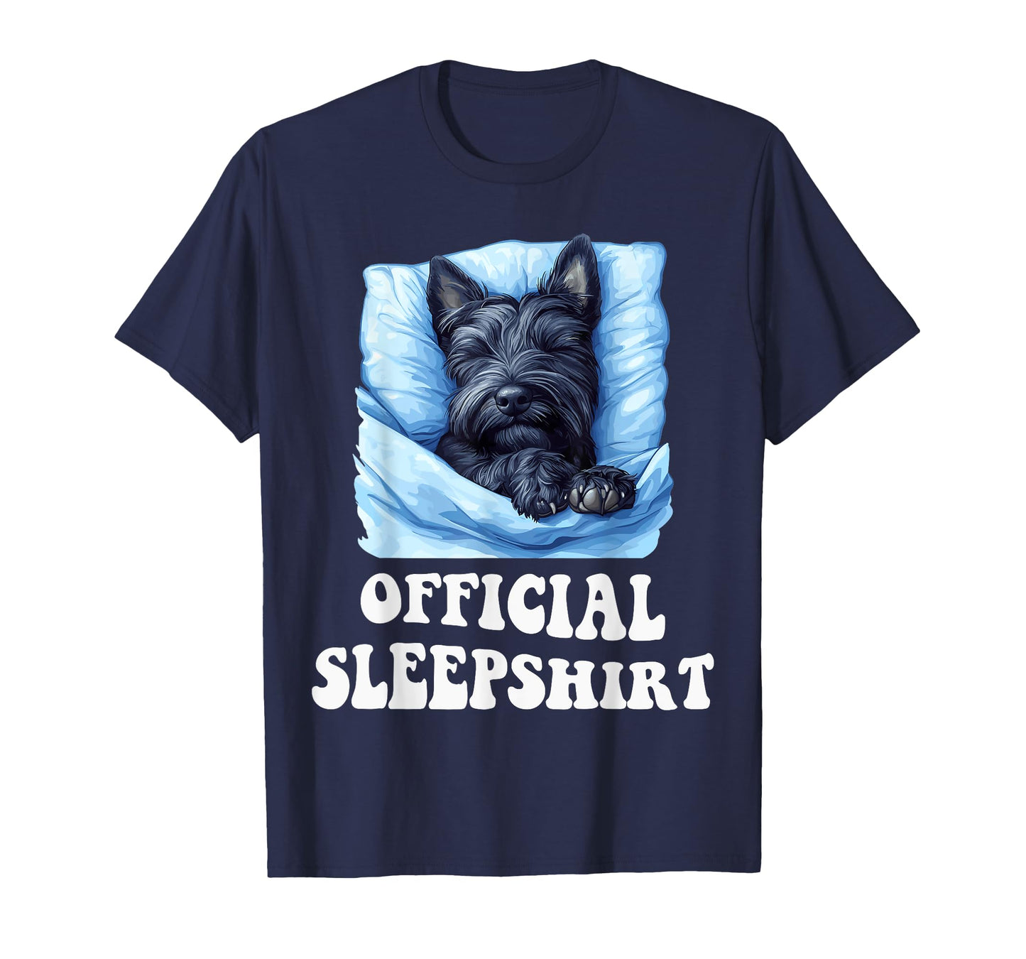 Official Scottish Terrier Sleepshirt Dog Lover Sleepwear Men Women Kids T-Shirt