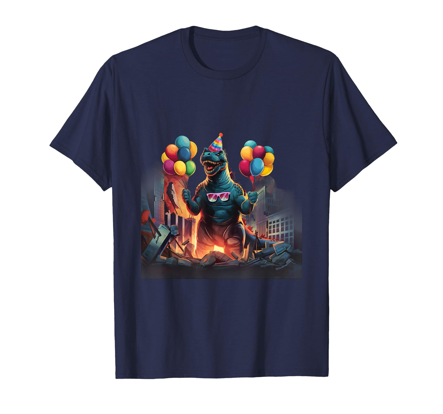 Kaiju Birthday Party Japan Monster Movie Bday Japanese T-Shirt