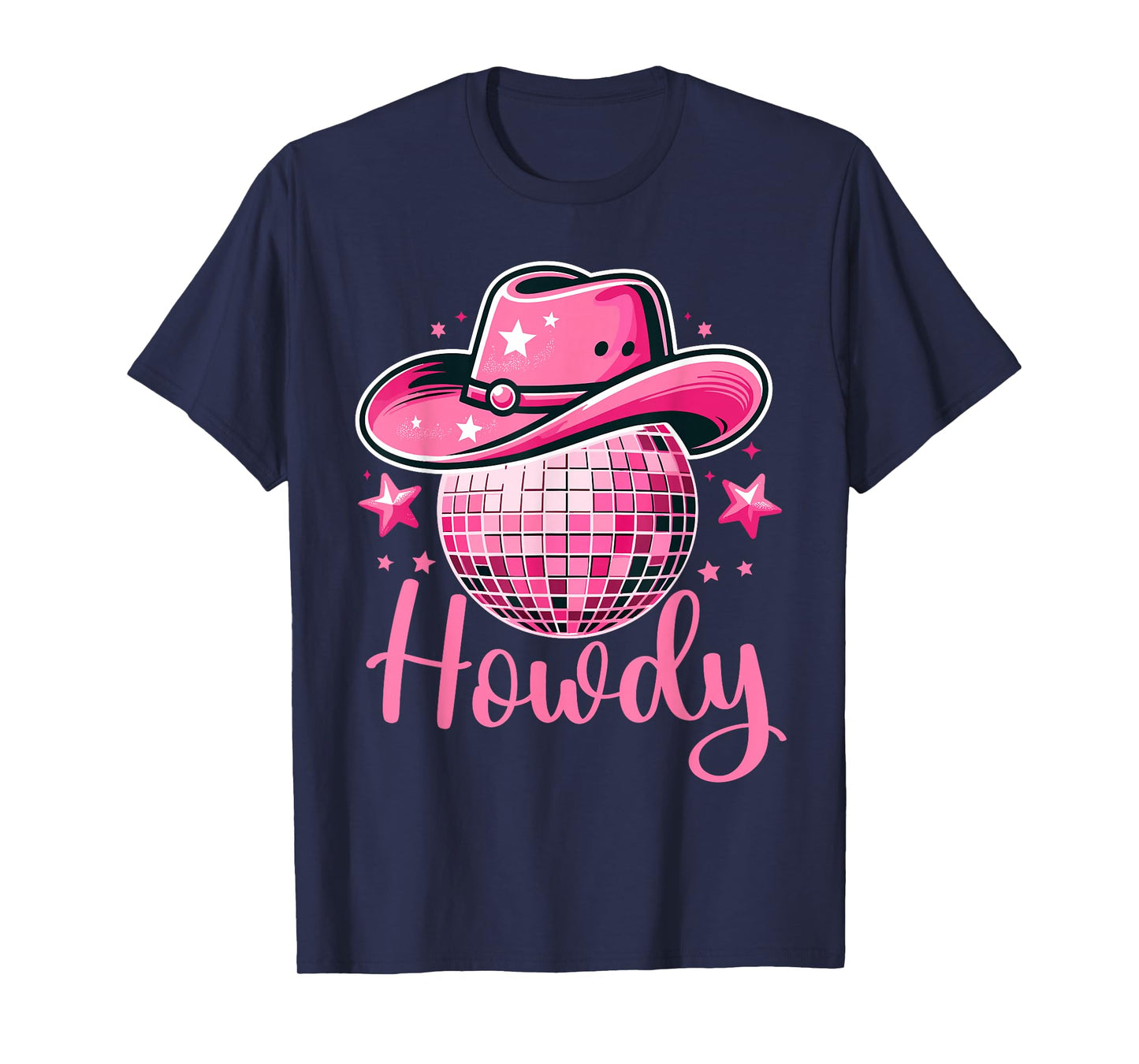 Western Cowgirl Rodeo Disco Retro Bachelorette Party T-Shirt