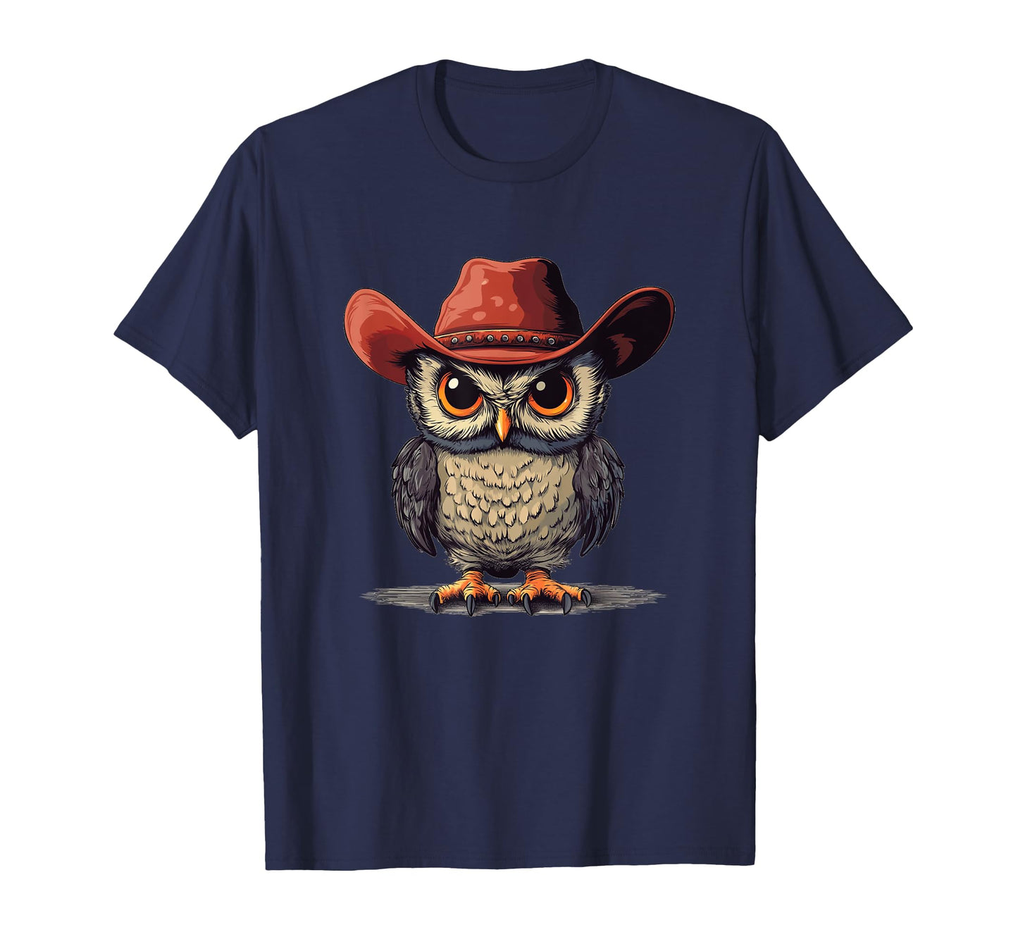 Funny Owl with Cowboy Hat Costume for Boys and Girls T-Shirt