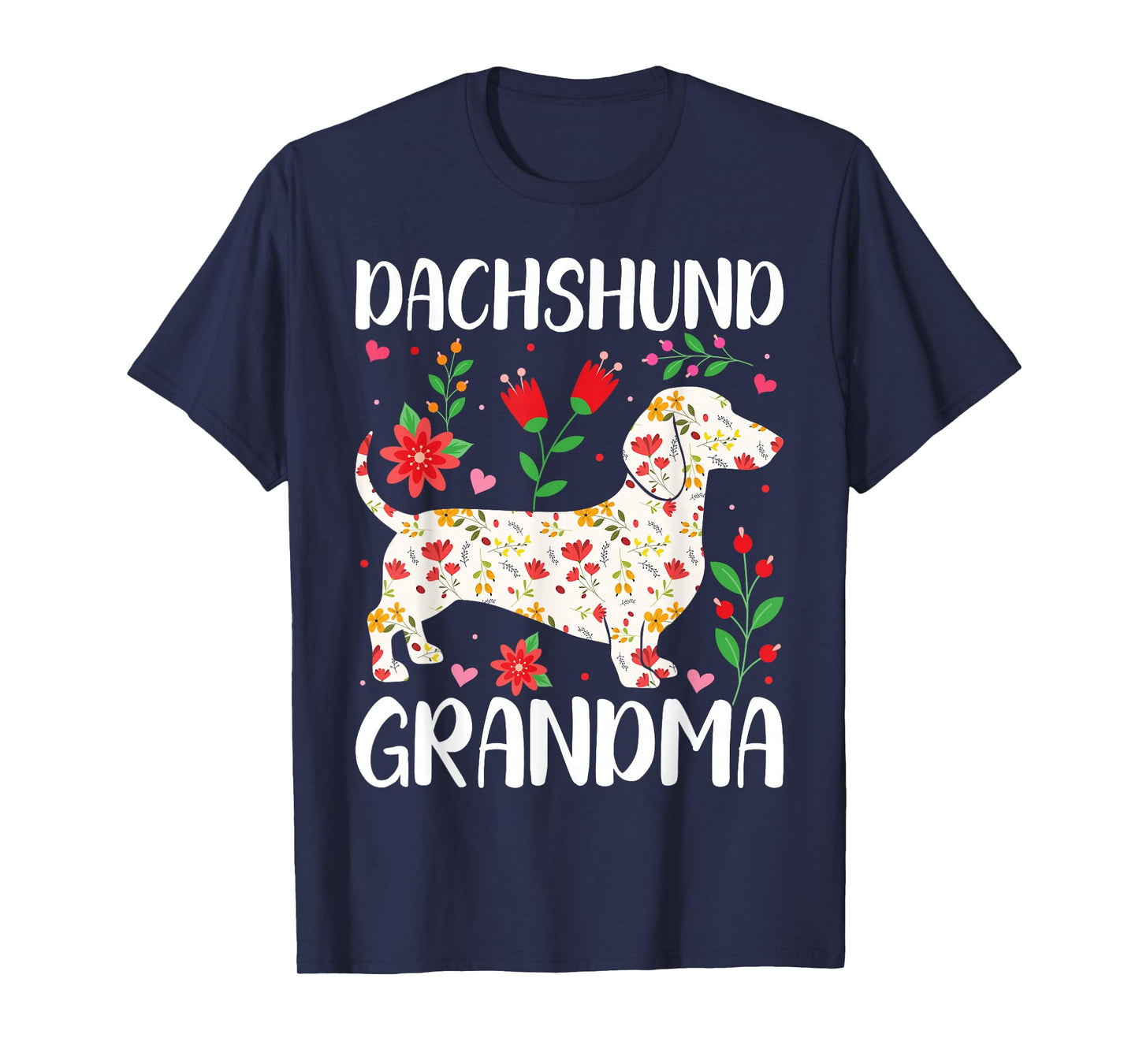 Dachshund Grandma Funny Dog Lover's Novelty Men T-Shirt