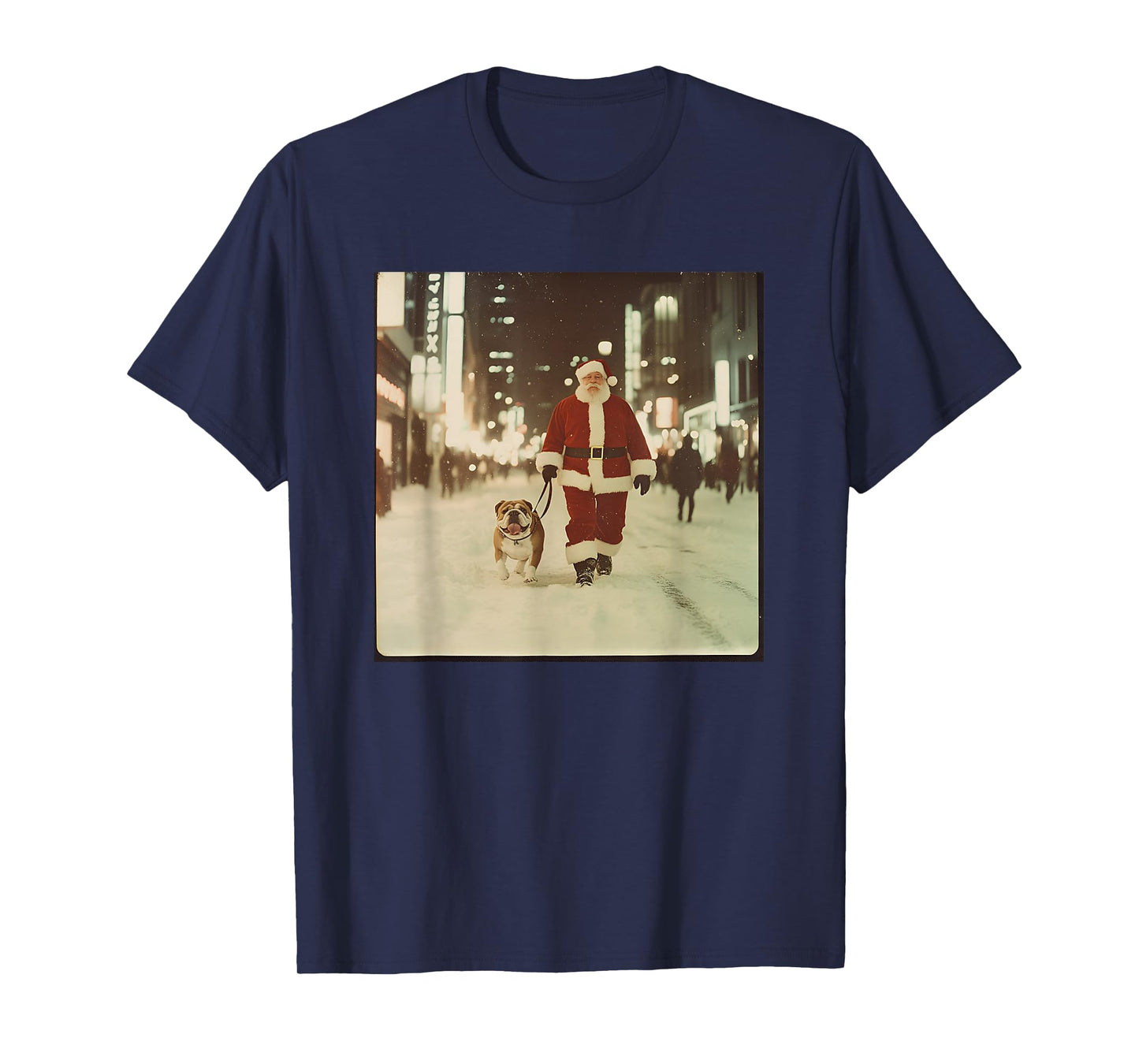 English Bulldog Christmas T-Shirt