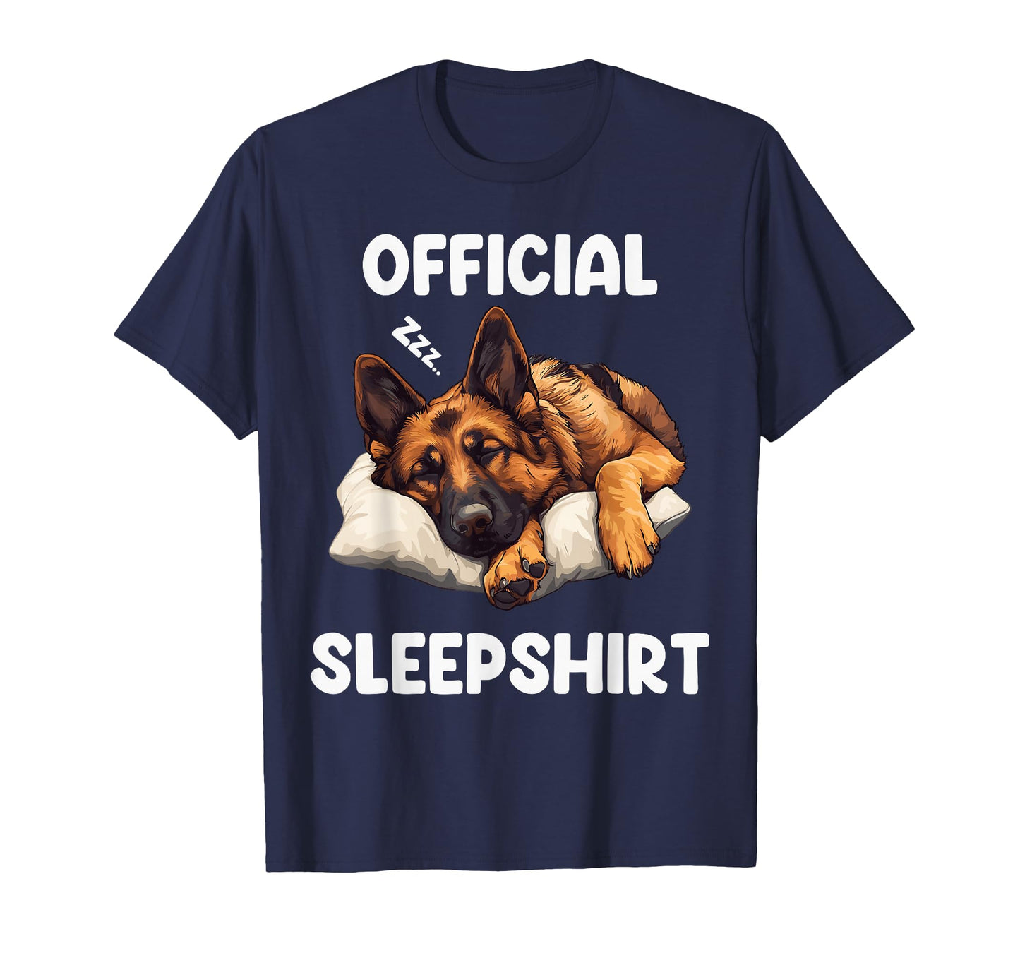 Official German Shepherd Sleepshirt Dog Lover pajamas T-Shirt