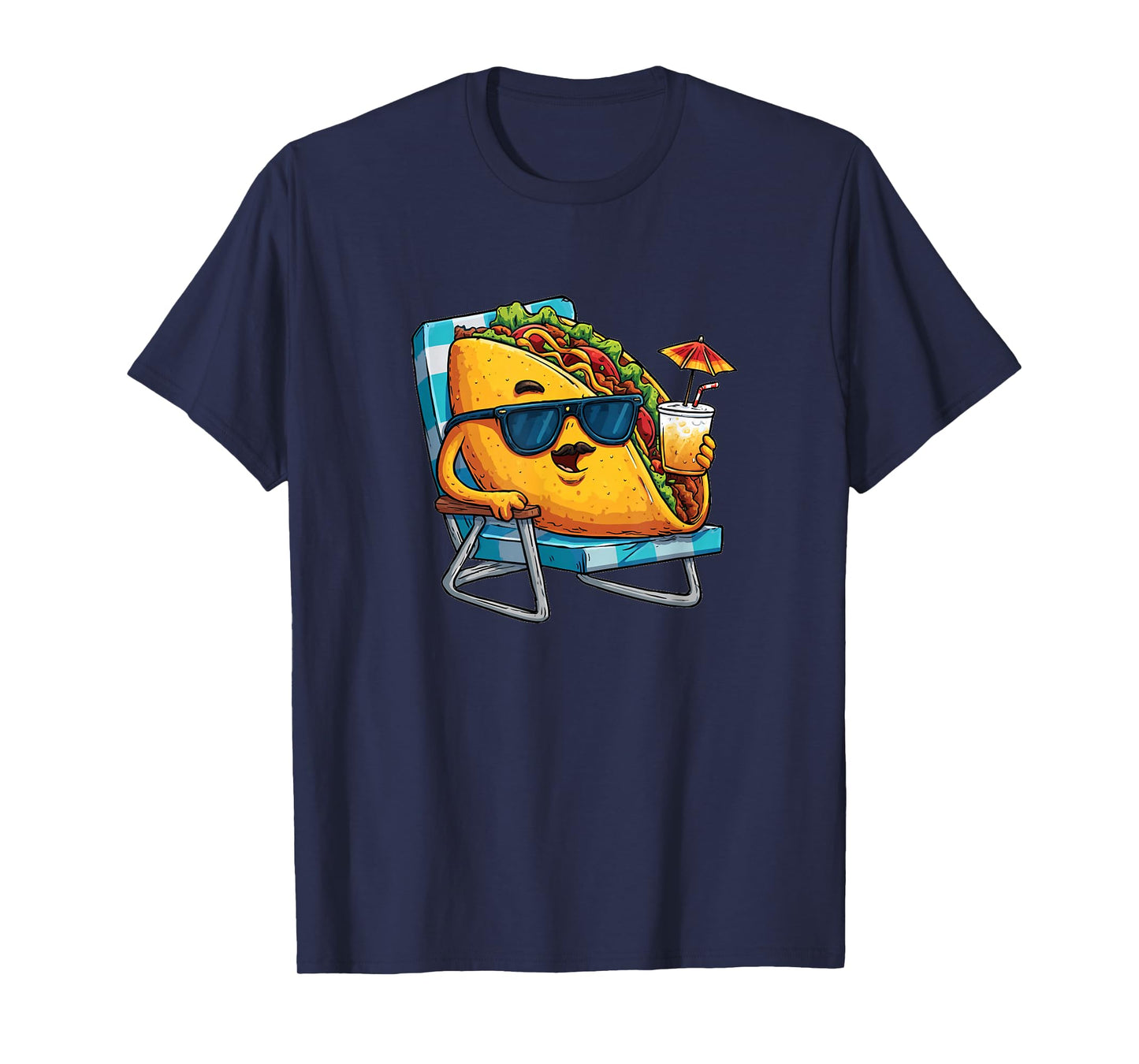 Nice Taco Vacation with Sunglasses and Cocktails T-Shirt