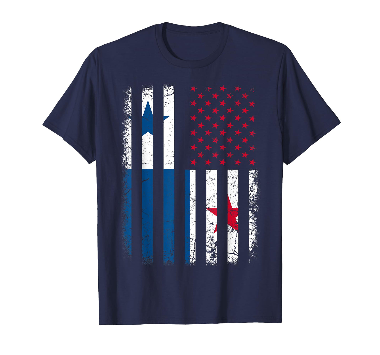 Panamanian American Flag Panamanian Roots Panama America T-Shirt