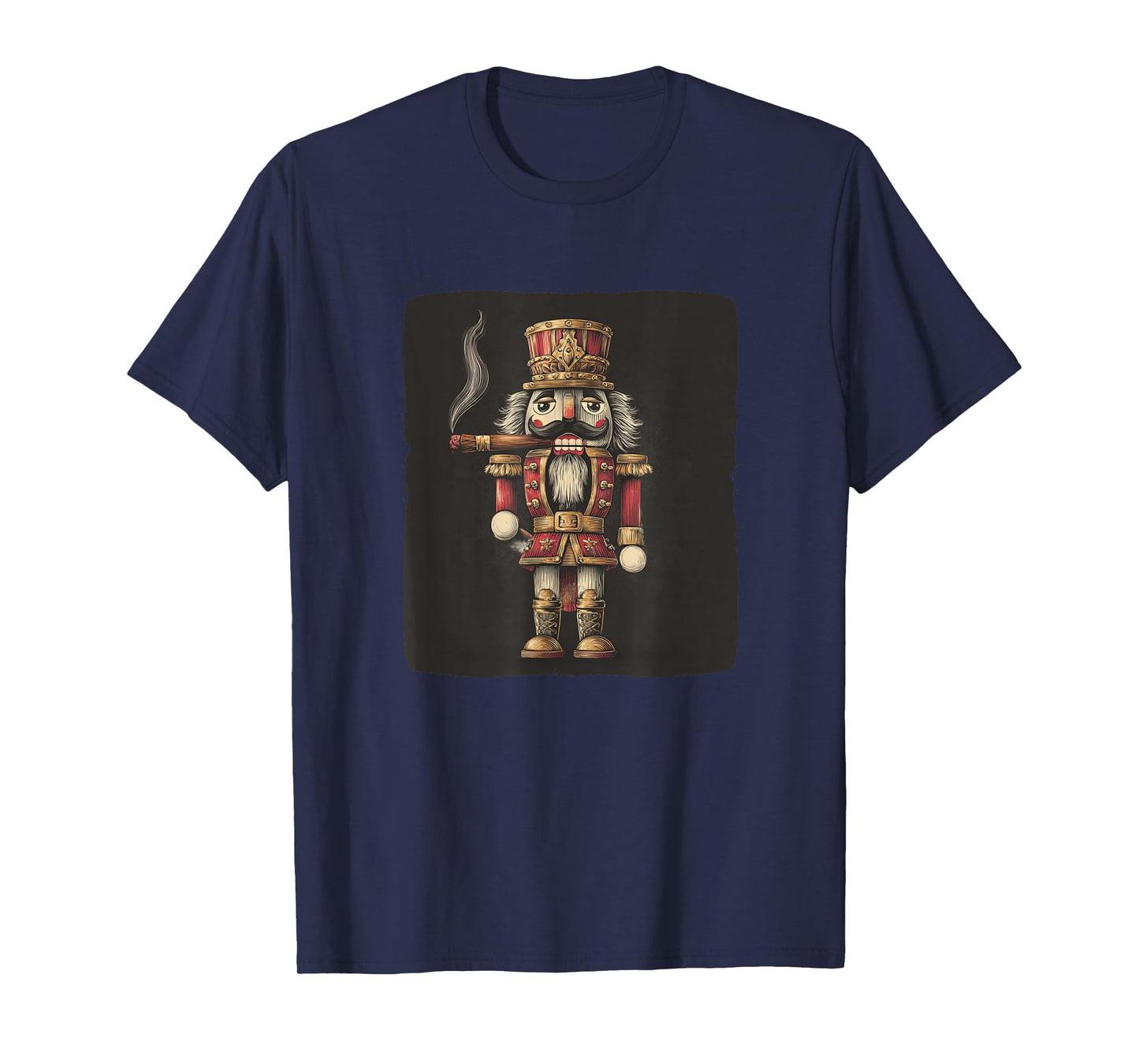 Cool Smoker Nutcracker in Christmas Mood for Cigar Lovers T-Shirt