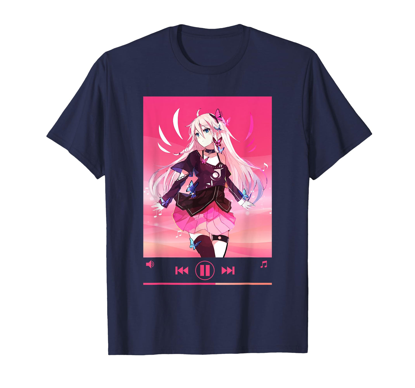 Anime Merch Anime Girl Cosplay Aesthetic Vaporwave Manga T-Shirt