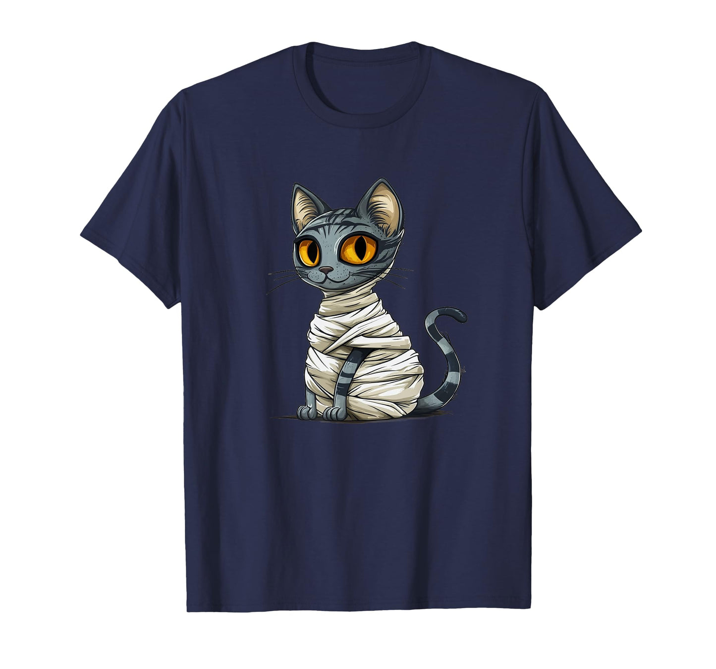 Mummy Cat Costume for Funny Man and Woman T-Shirt
