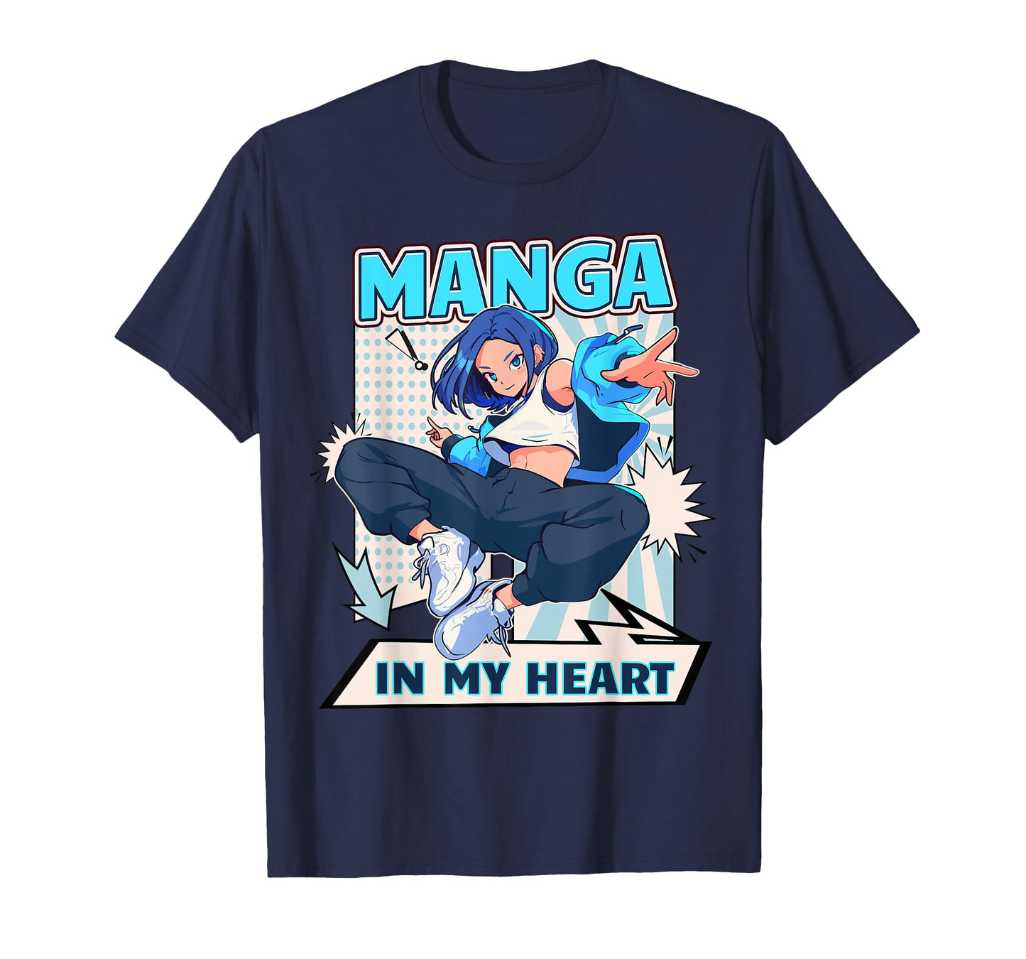 Manga in My Heart Anime Japanese Manga T-Shirt