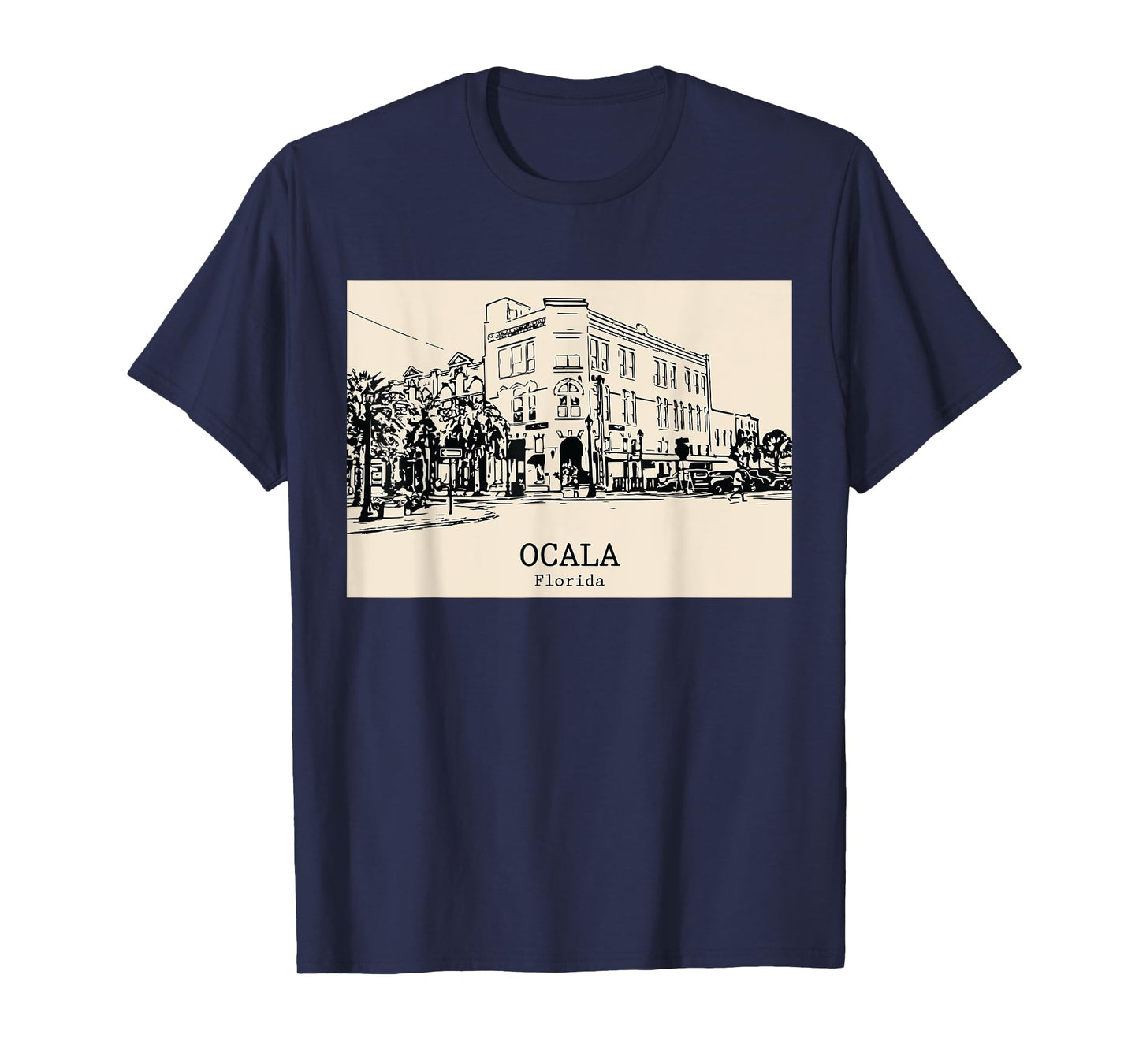 Ocala Florida Vintage Retro Travel Souvenir T-Shirt