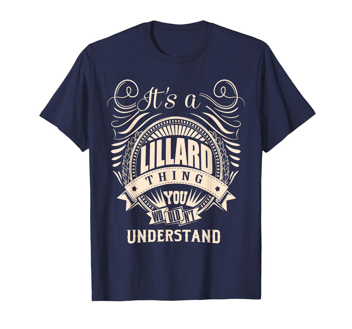 LILLARD FAMILY IDEA GIFTS Unisex-Kids Black Halloween Humor Modern Crew Neck Short Sleeve T-Shirt, Small