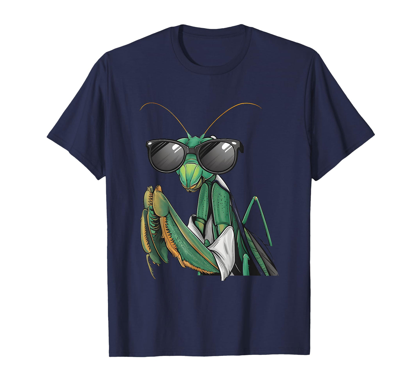 Praying Mantis Wearing Sunglass Costume Funny Bug Insect T-Shirt