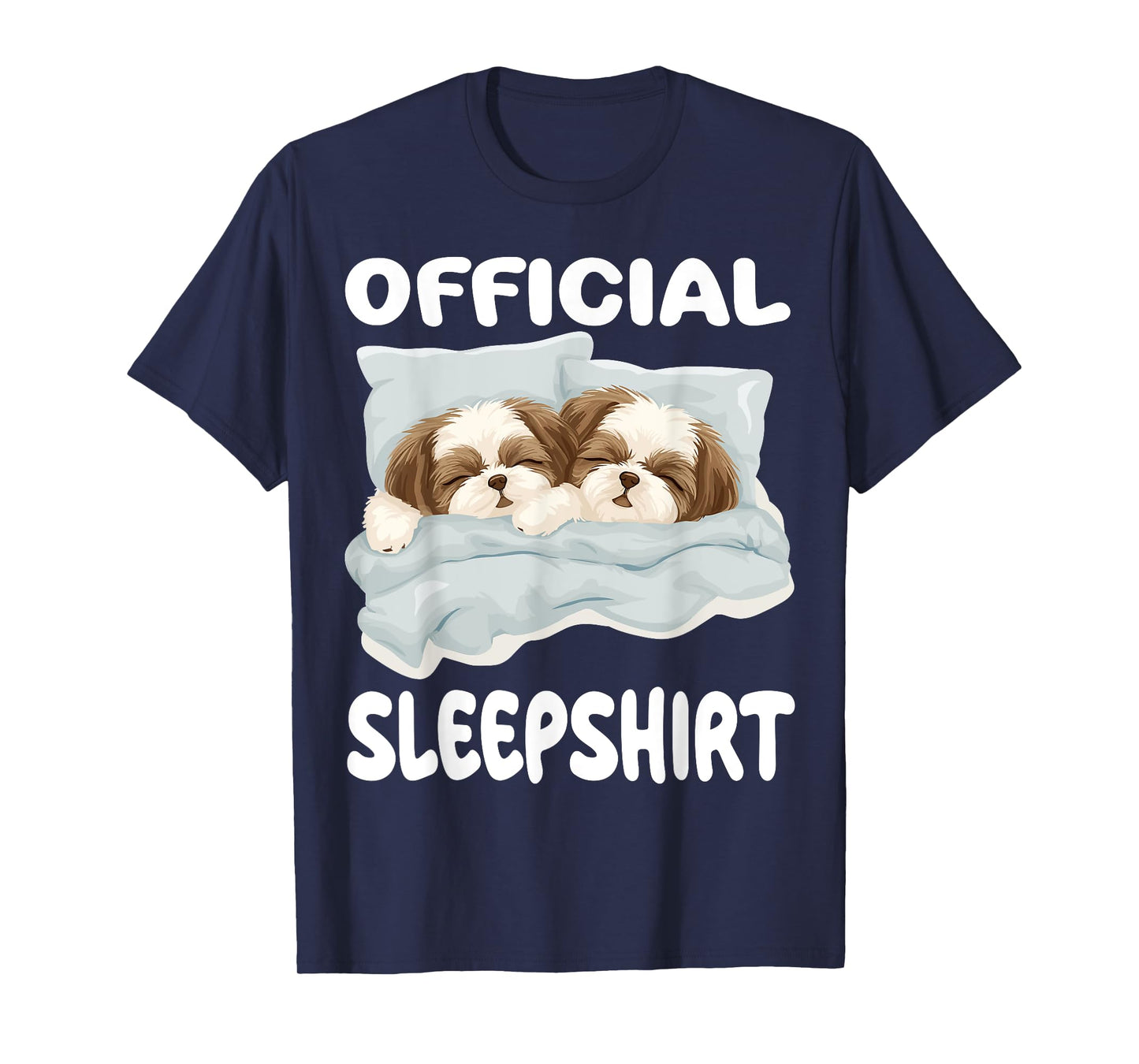 Shih Tzu Dog Official Sleepshirt Pajamas Nightgown T-Shirt