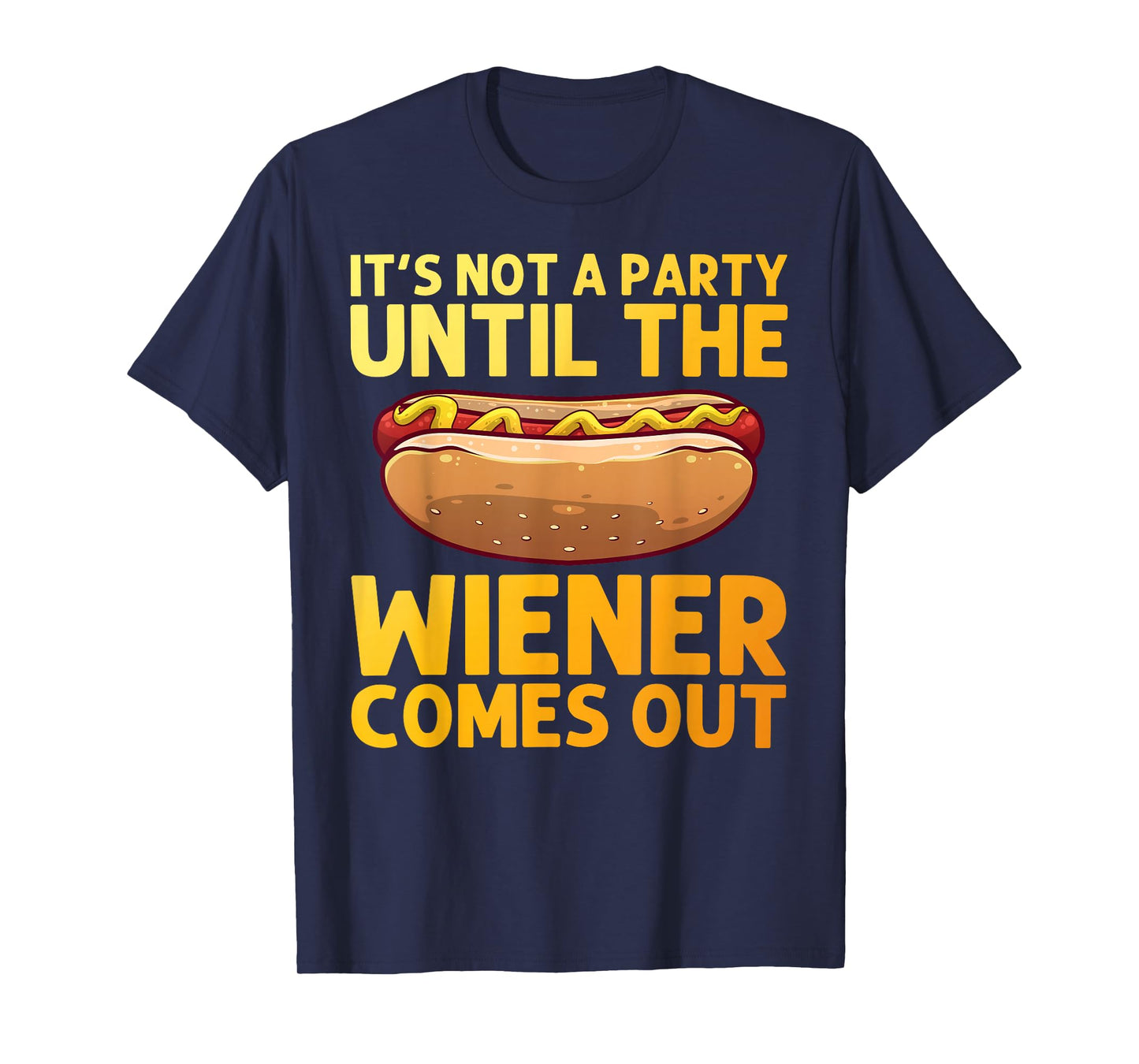 Funny Hot Dog Design for Men Women Hotdog Stand Gag Hot Dog T-Shirt