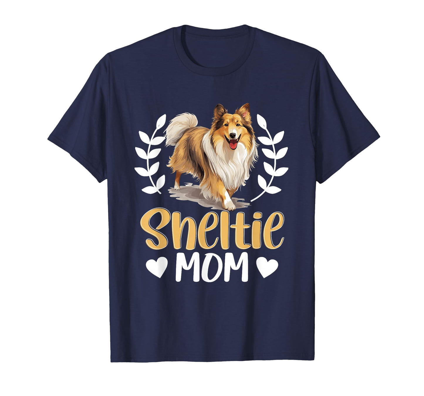 Shetland Sheepdog Dog Sheltie - Sheltie Mom T-Shirt