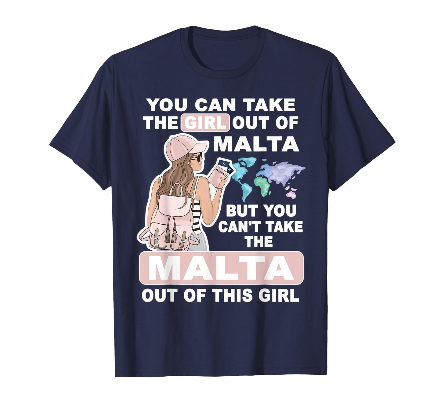 Cool Girl from Malta - Proud Malta Girl T-Shirt