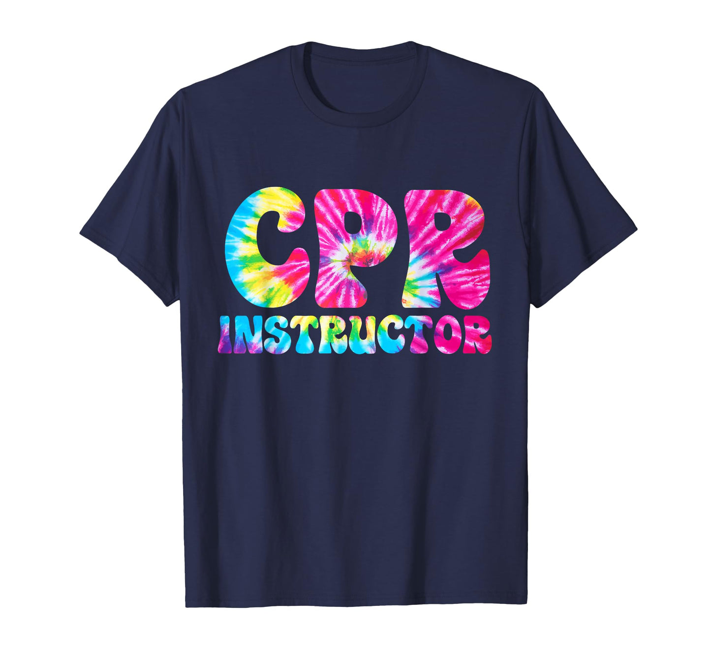 CPR Instructor Tie Dye Training and Teaching EMS Ambulance T-Shirt