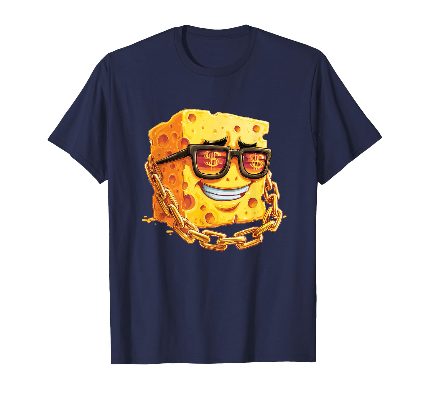 Dollar Sunglasses Costume with Rich Cheese Look T-Shirt