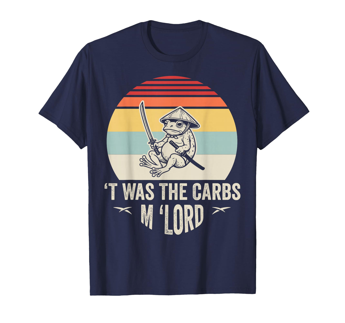 T was The Carbs M Lord Samurai Frog T-Shirt