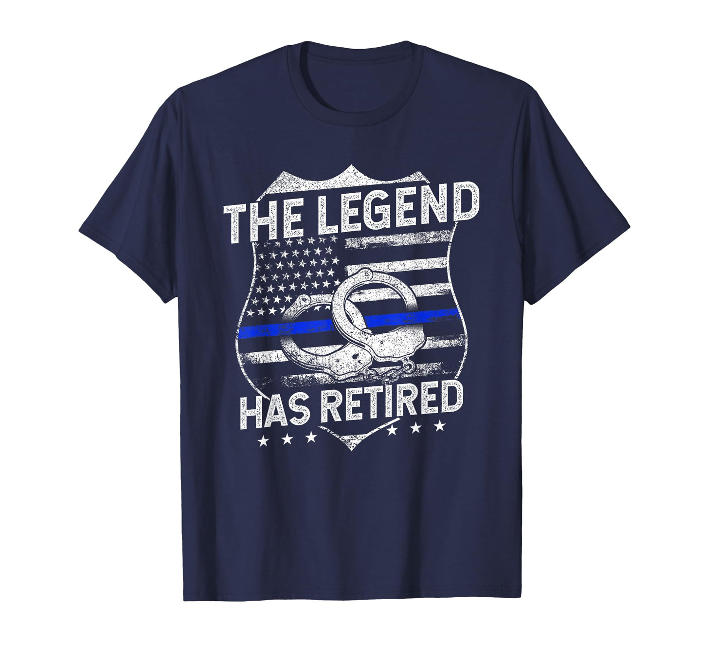 The Legend Has Retired Police Officer Retirement T-Shirt